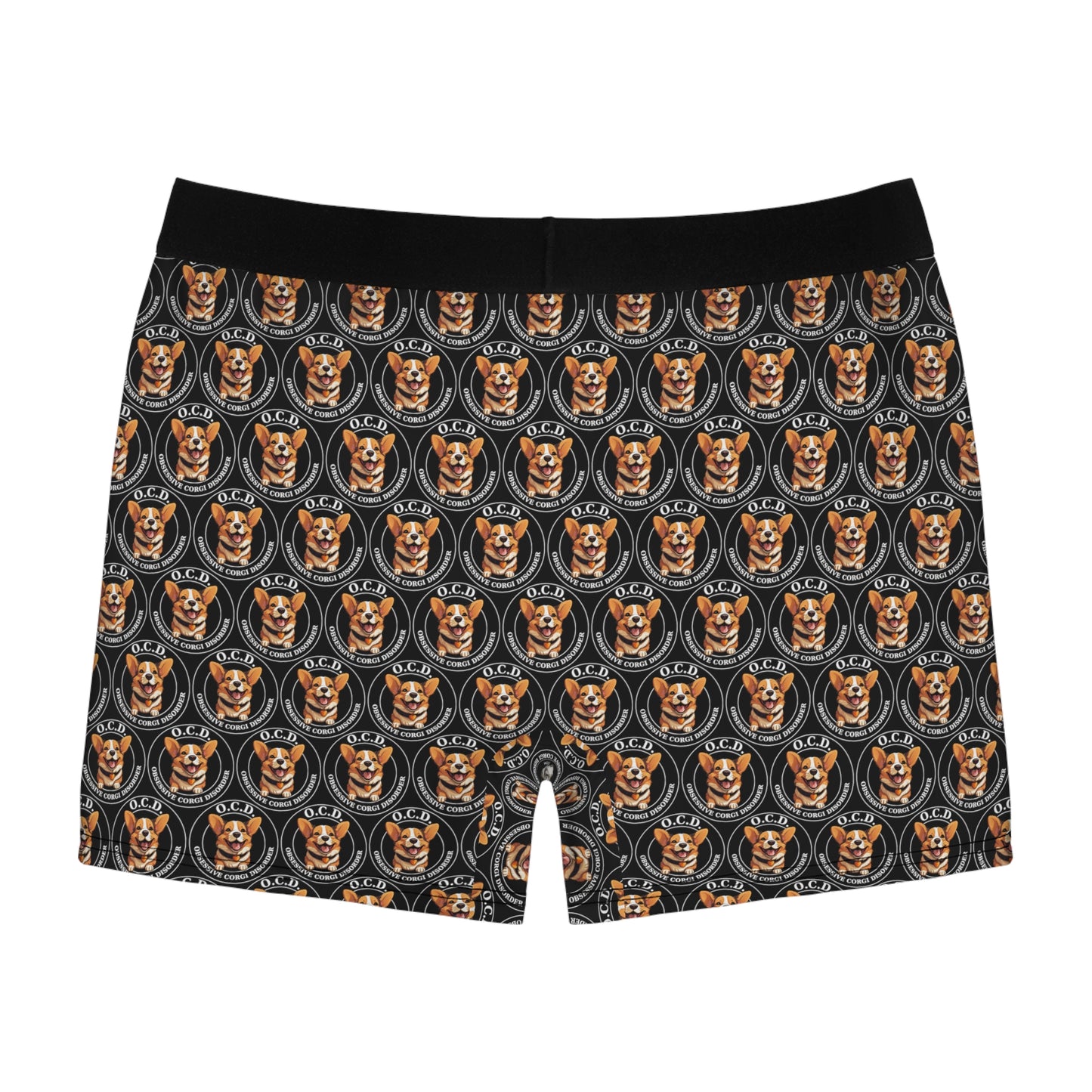 O.C.D. Obsessive Corgi Disorder Mosaic Boxer Briefs