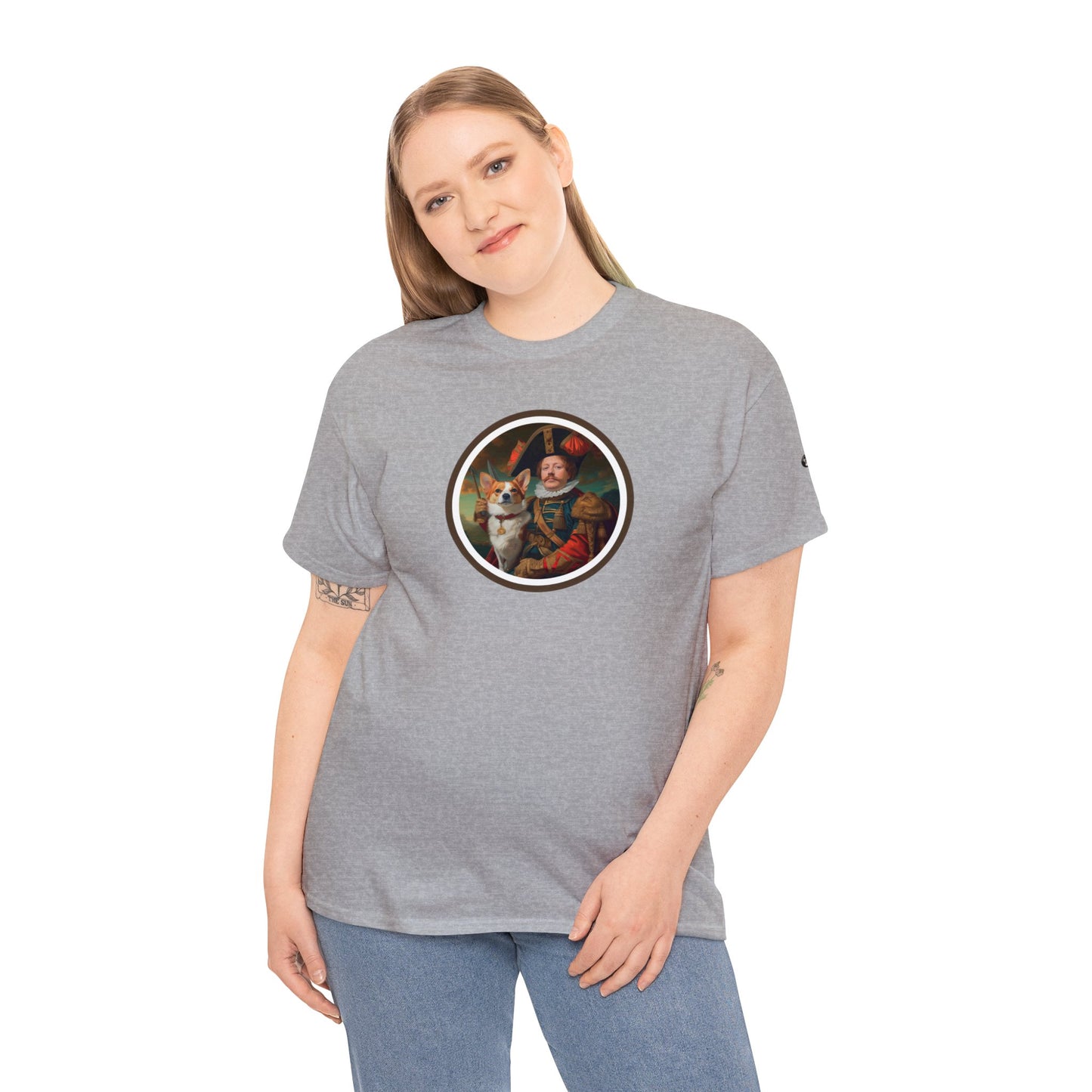 First Royal Corgi - Unisex Heavy Cotton Tee