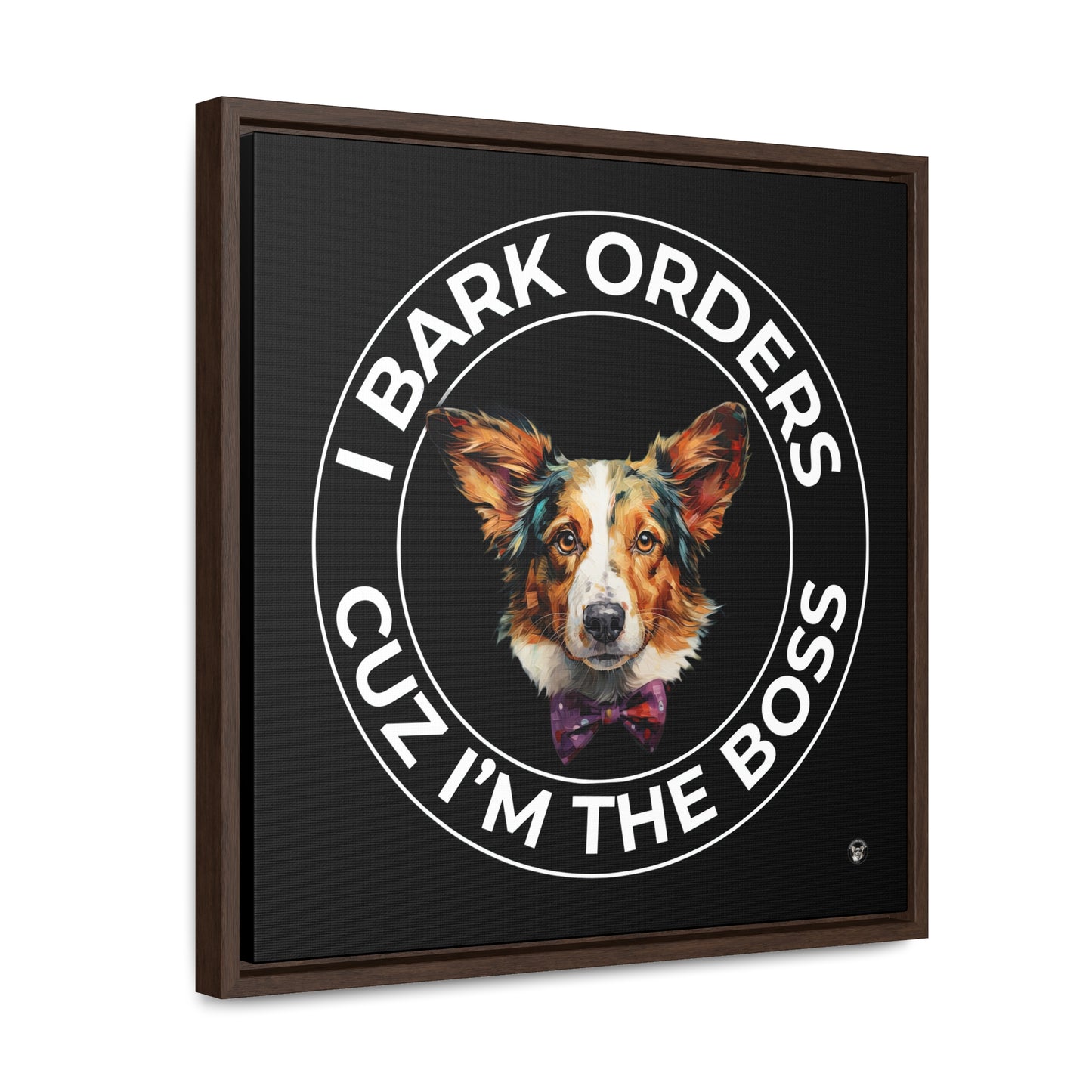 The Boss - Framed on Canvas