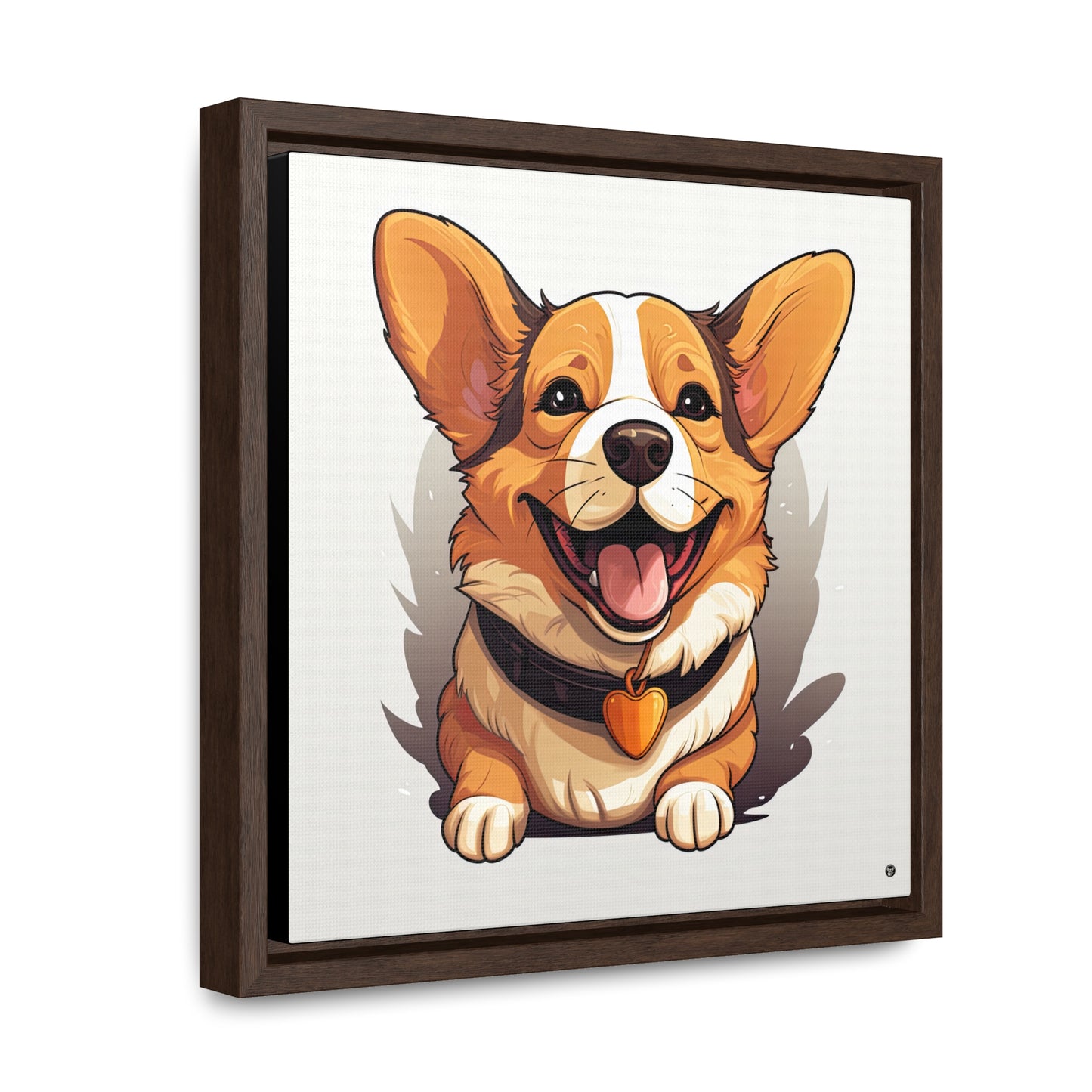 Puppy Love - Framed on Canvas
