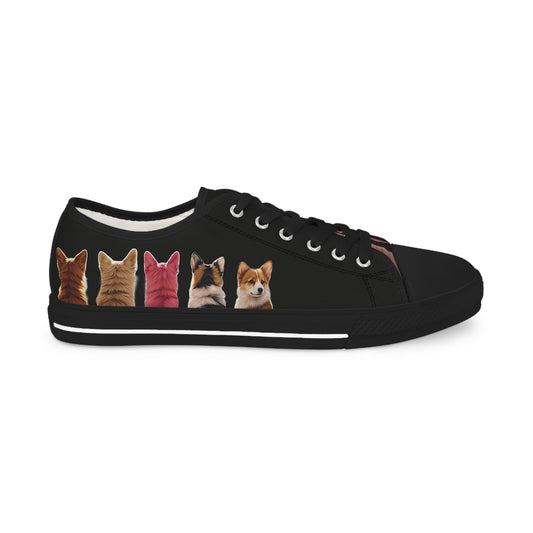 Corgi Reflection - Men's Low Top Sneakers