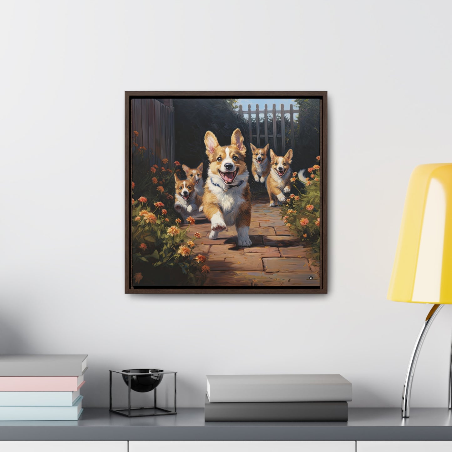 Welcome Home - Framed on Canvas