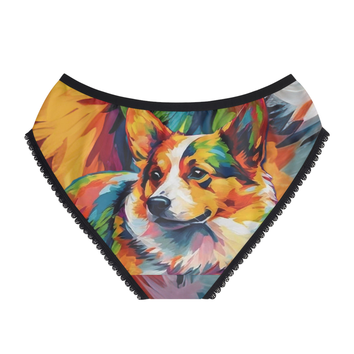 Scouter Corgi Watercolor Panties - Colorful Corgi Undies