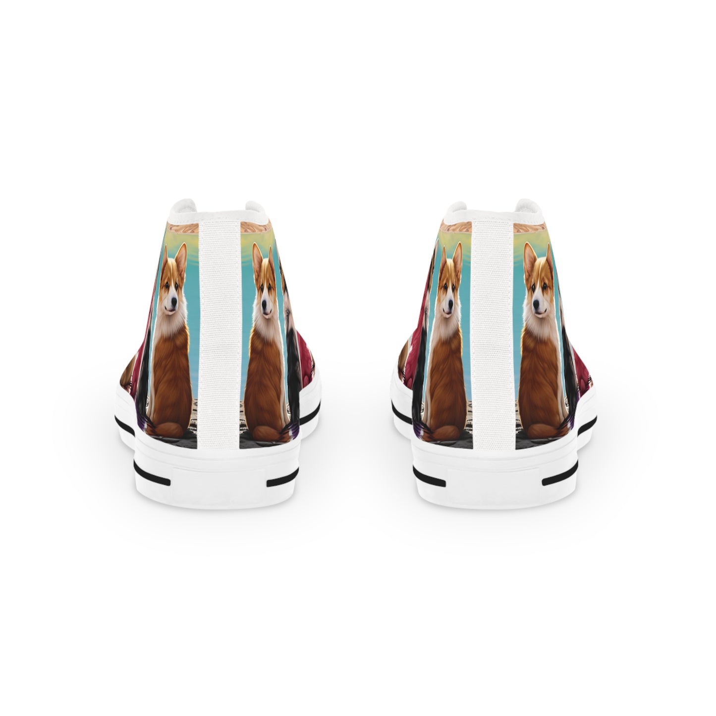 Corgi Lake - Men's High Top Sneakers