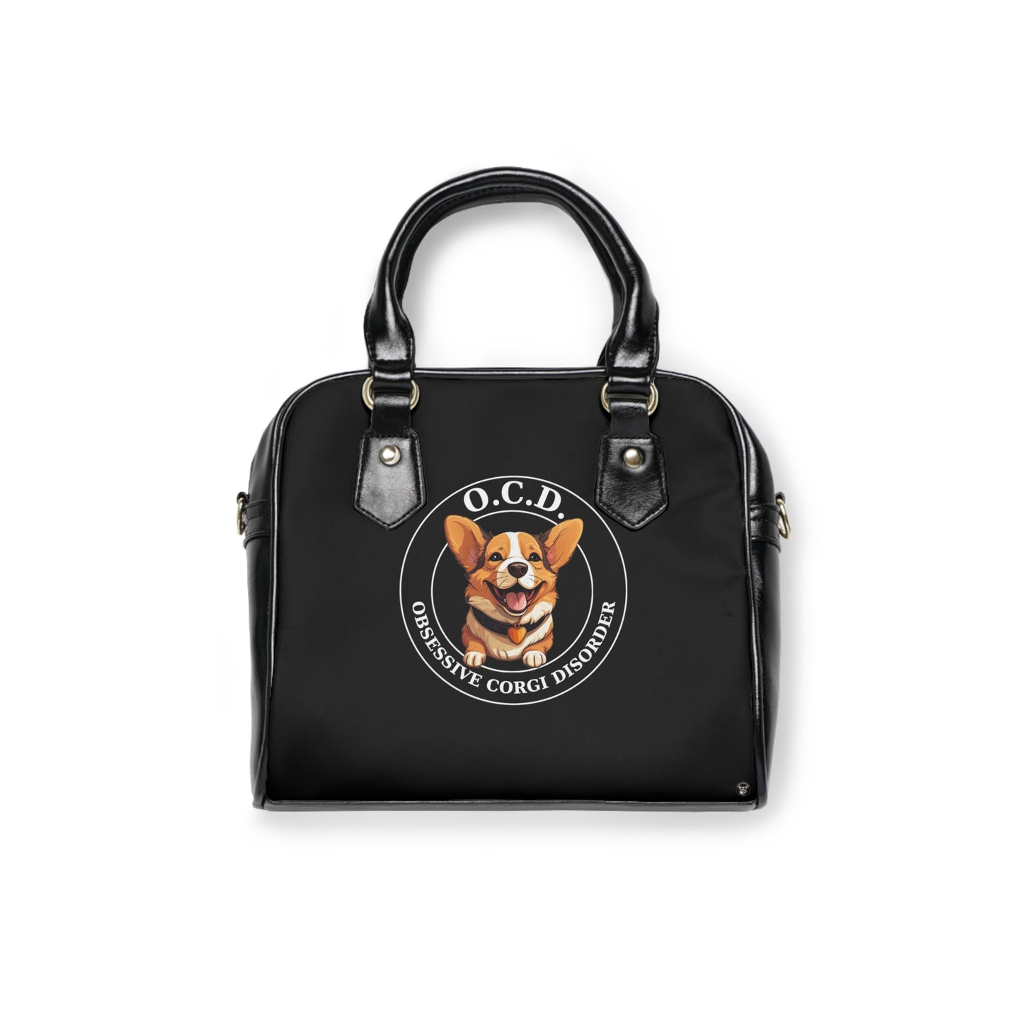 O.C.D. Obsessive Corgi Disorder - Handbag w/Removable Shoulder Strap