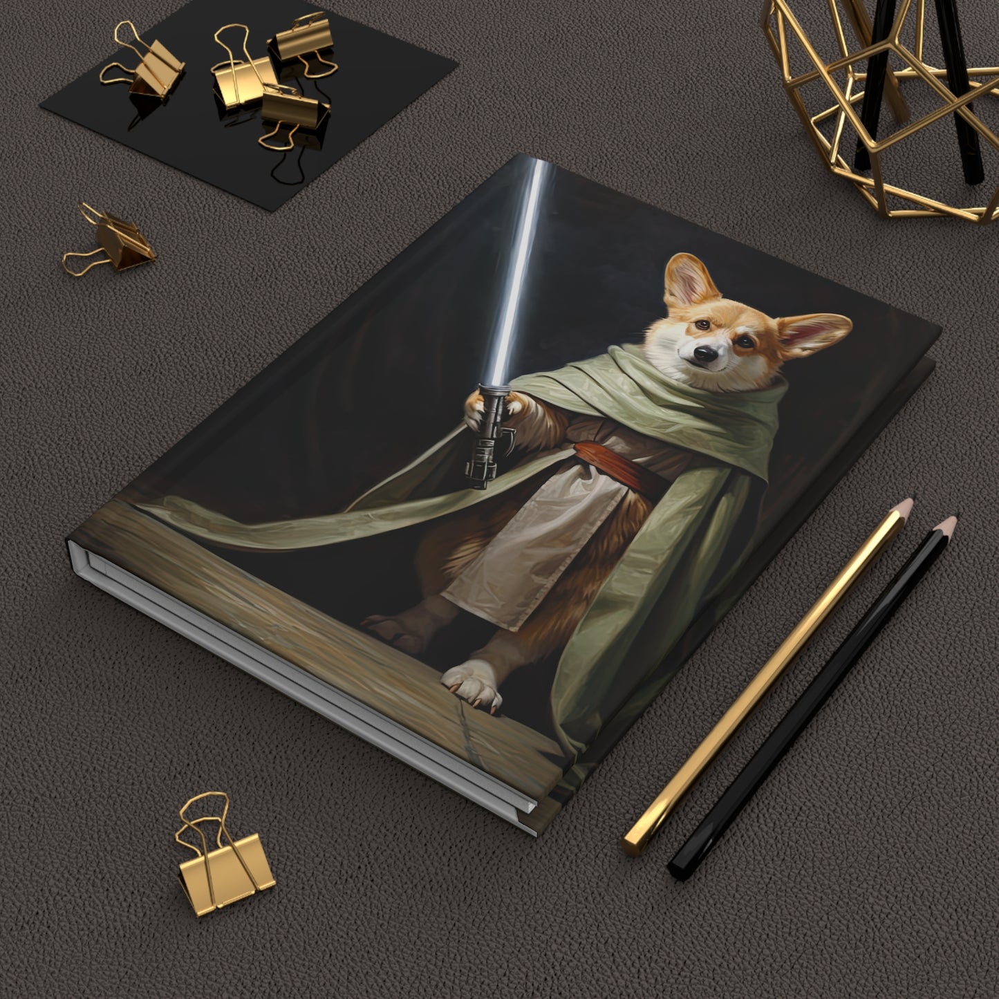 Jedi Corgi - Hardcover Journal