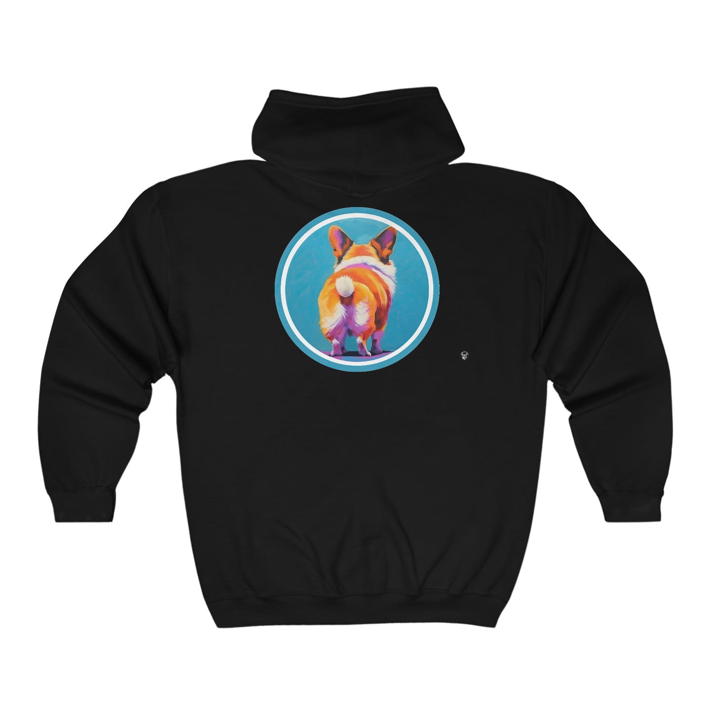 Corgi Butt - Zip Hoodie