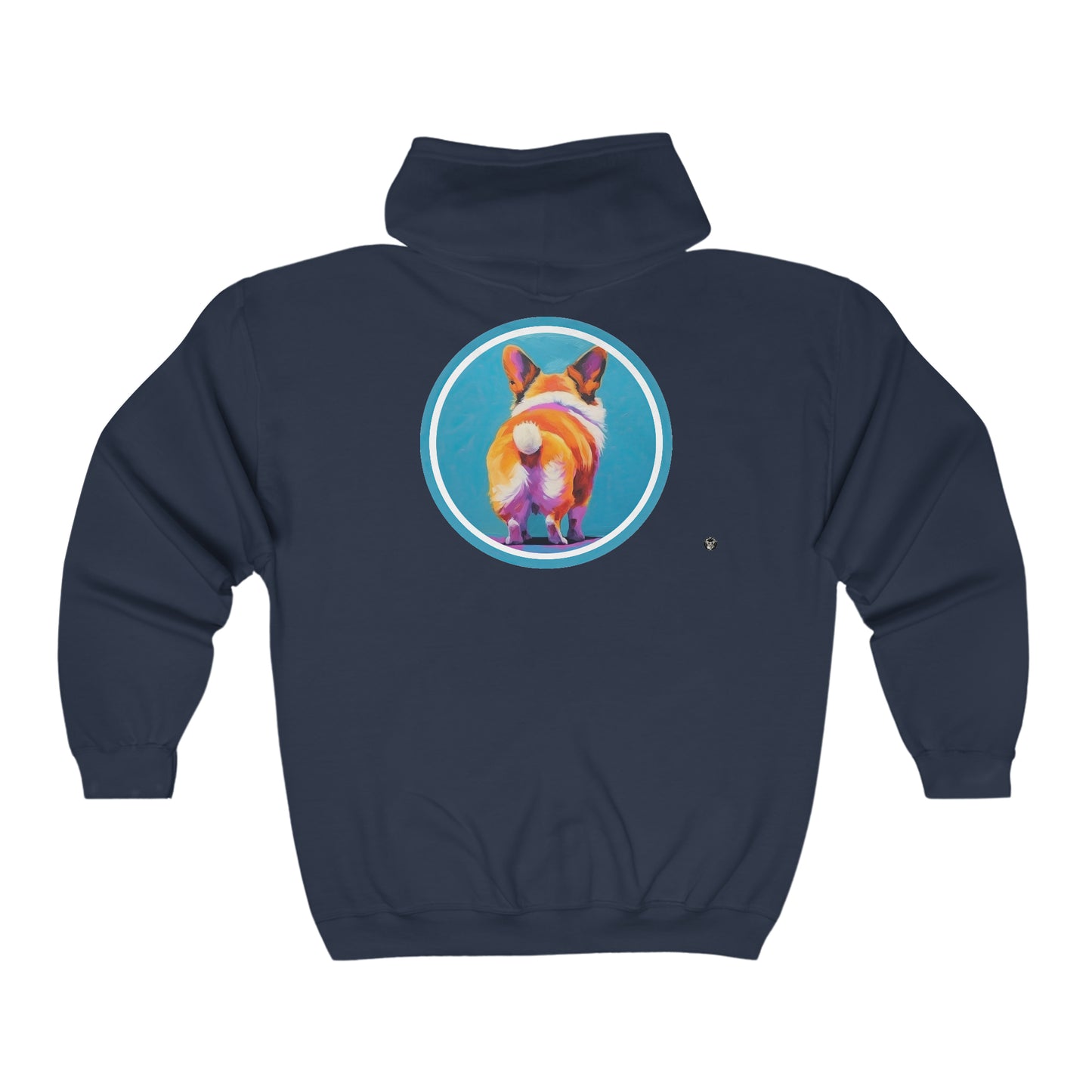 Corgi Butt - Zip Hoodie