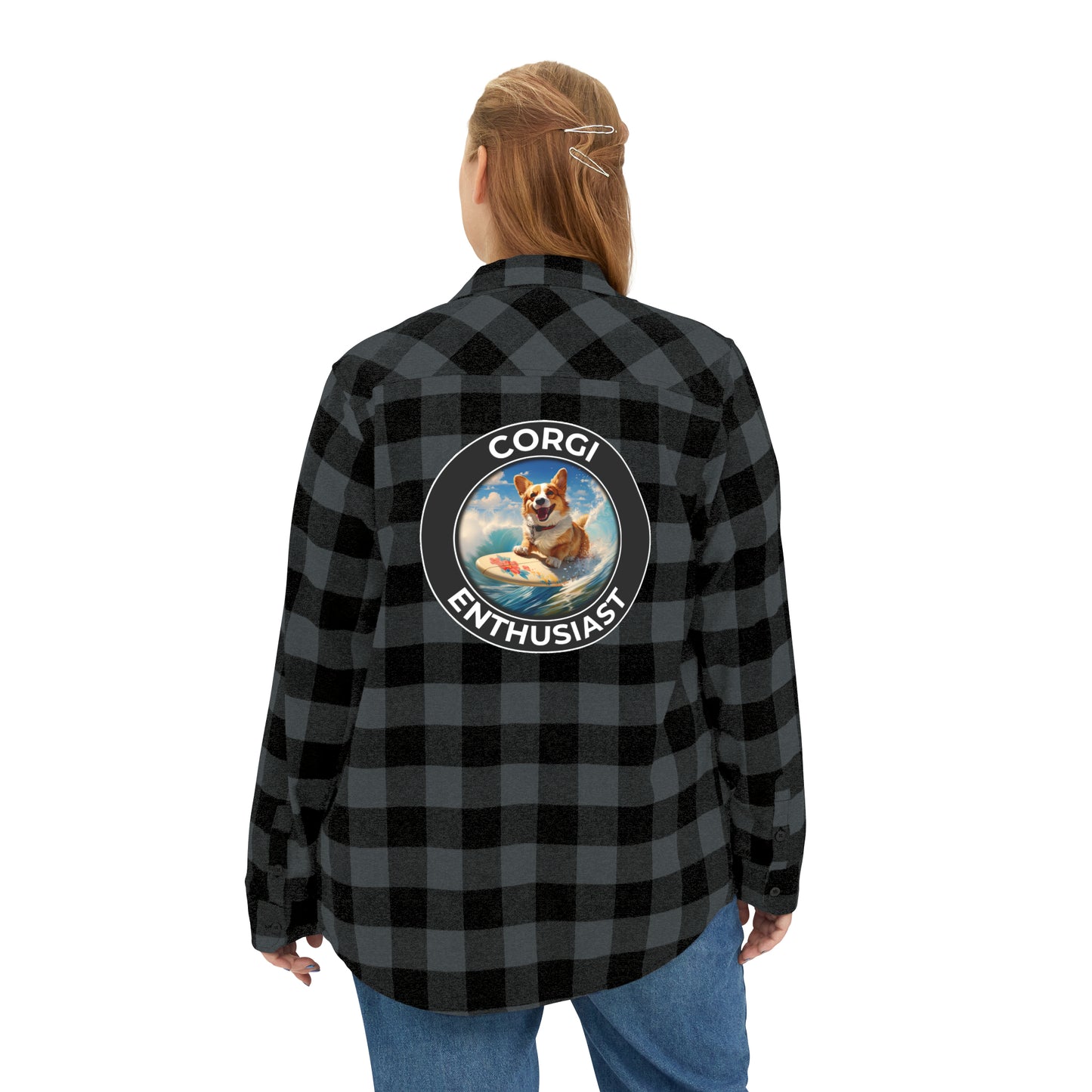 Corgi Enthusiast - Flannel Shirt