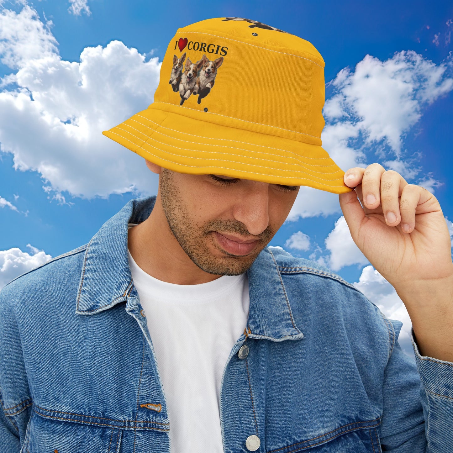 I Heart Corgis - Bucket Hat