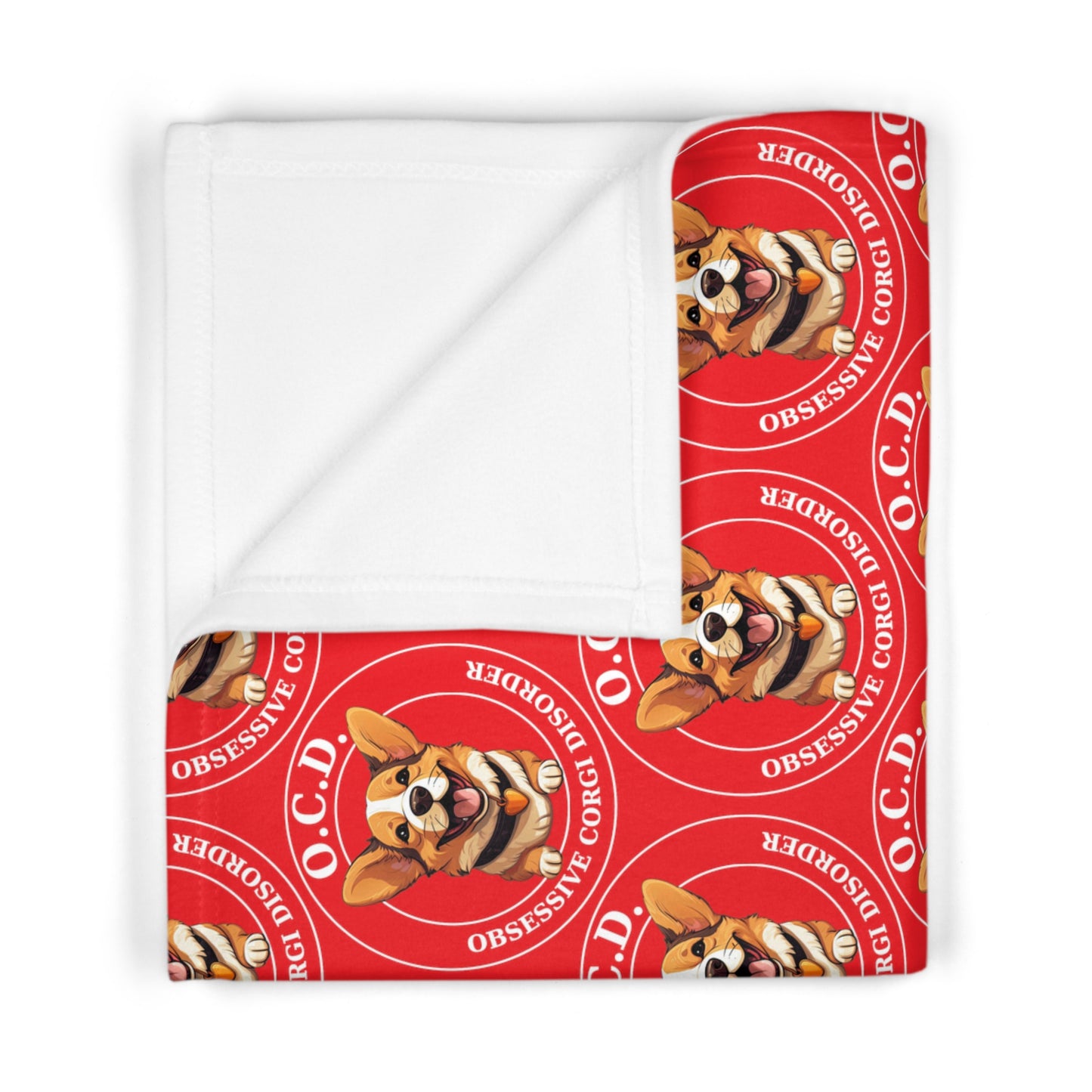 O.C.D. Obsessive Corgi Disorder Mosaic - Baby Blanket
