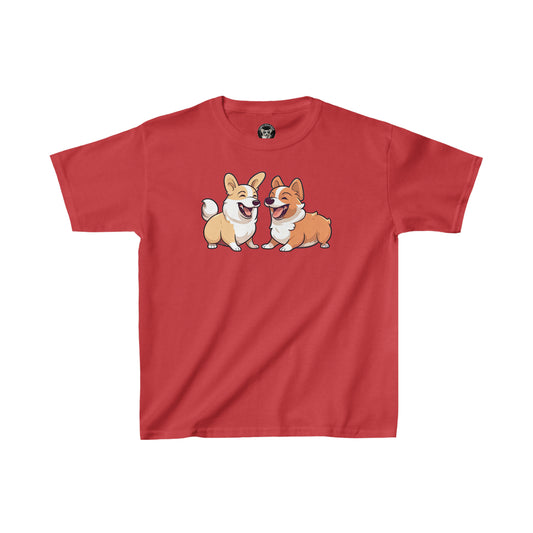 Corgi Couple - Kids Heavy Cotton Tee