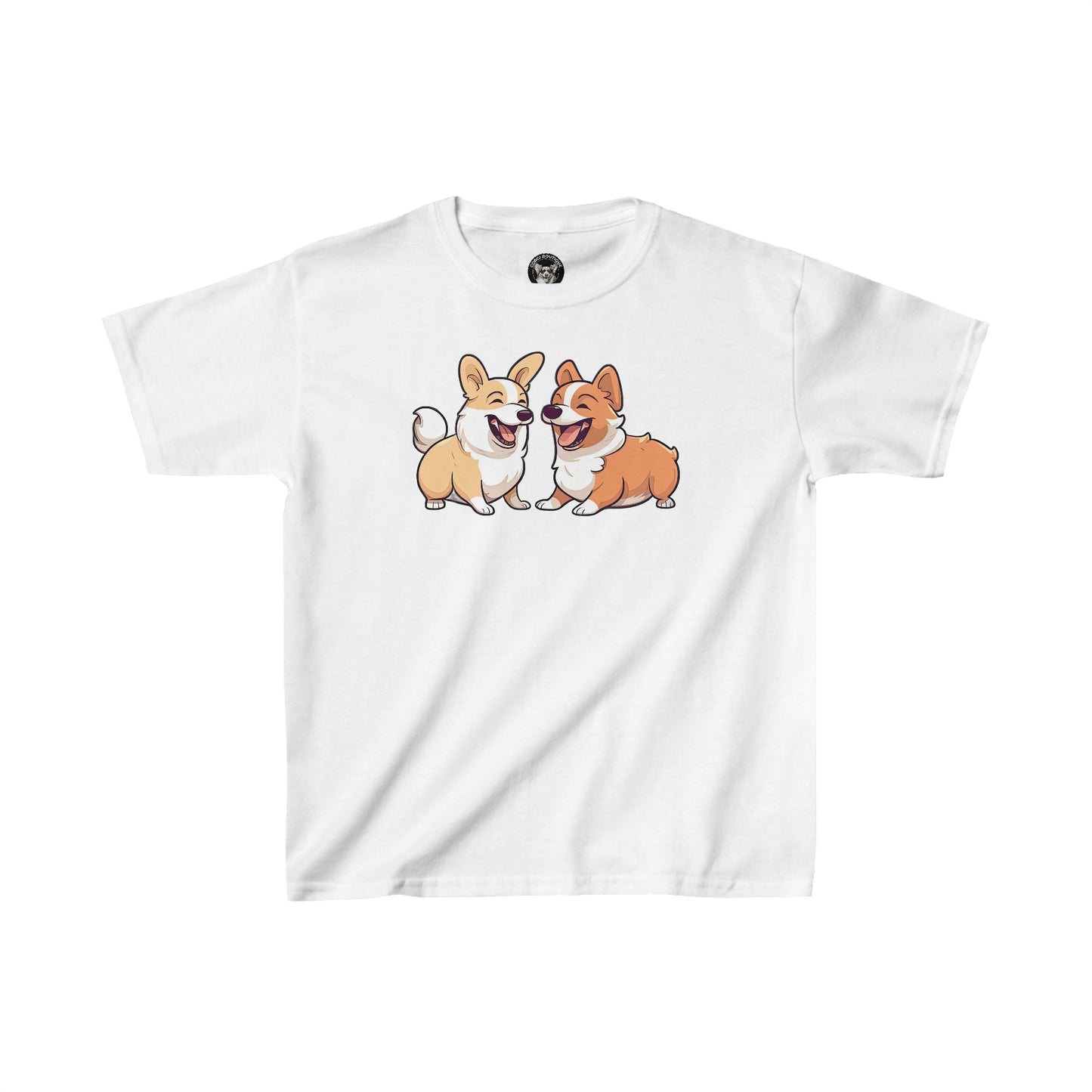 Corgi Couple - Kids Heavy Cotton Tee