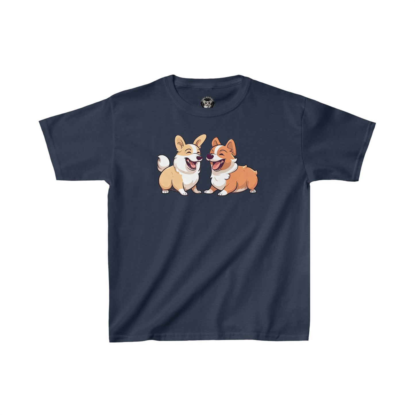 Corgi Couple - Kids Heavy Cotton Tee