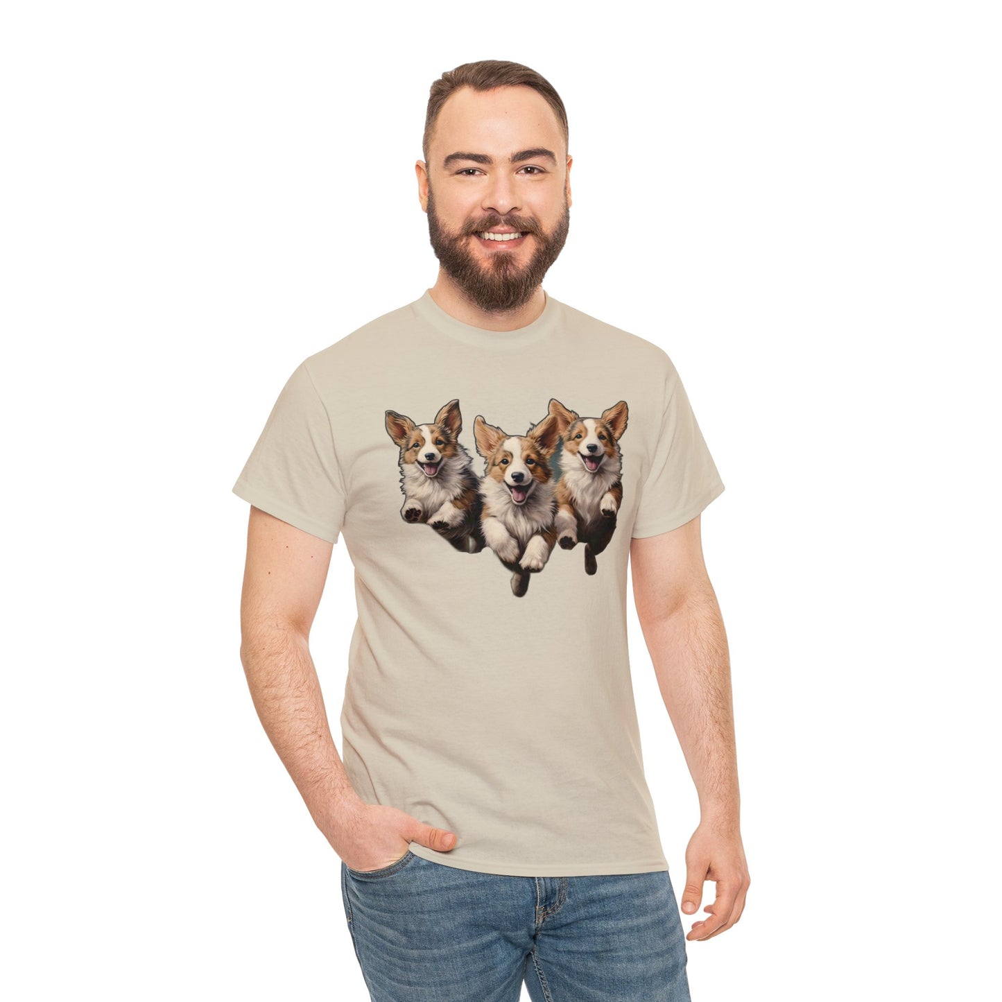 Corgi Enthusiasm - Unisex Heavy Cotton Tee