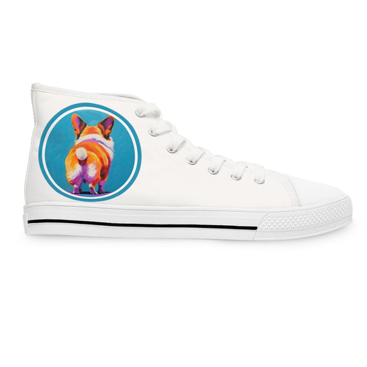 Corgi Butt - Women's High Top Sneakers
