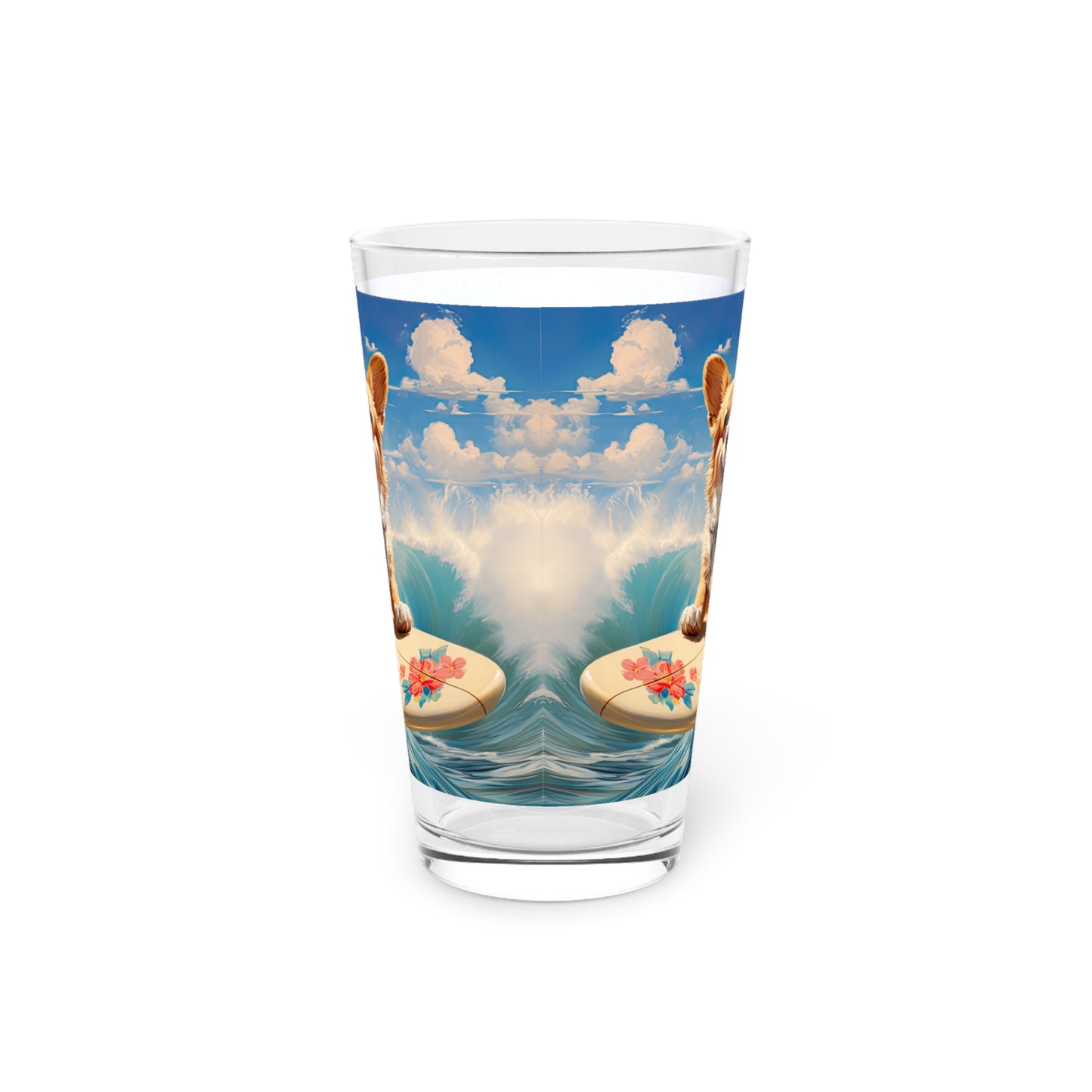 Cowabunga Corgi - Pint Glass