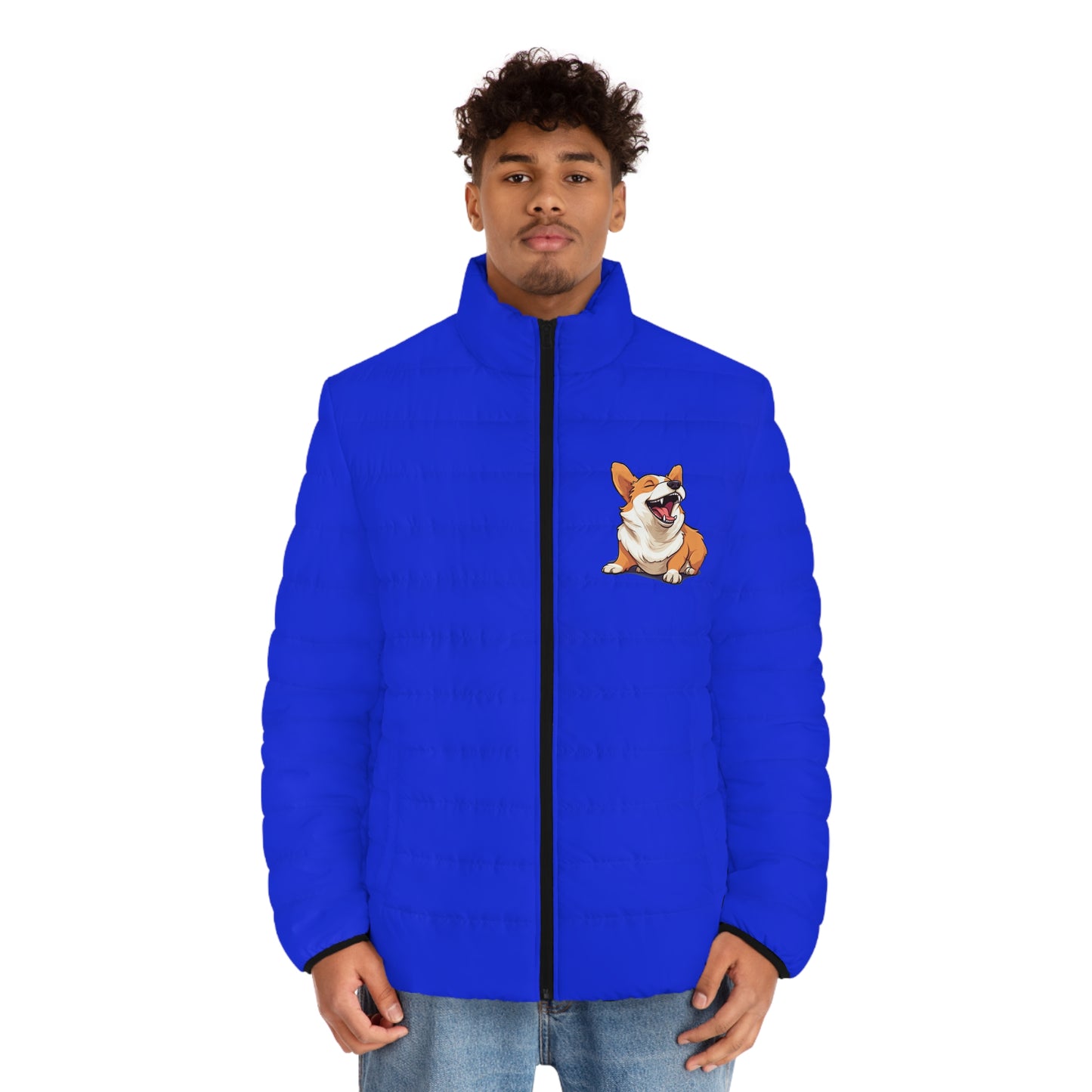 Comical Corgi Puffer Jacket