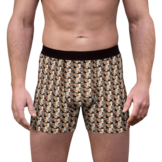 Puppy Portrait Mosaic Boxer Briefs