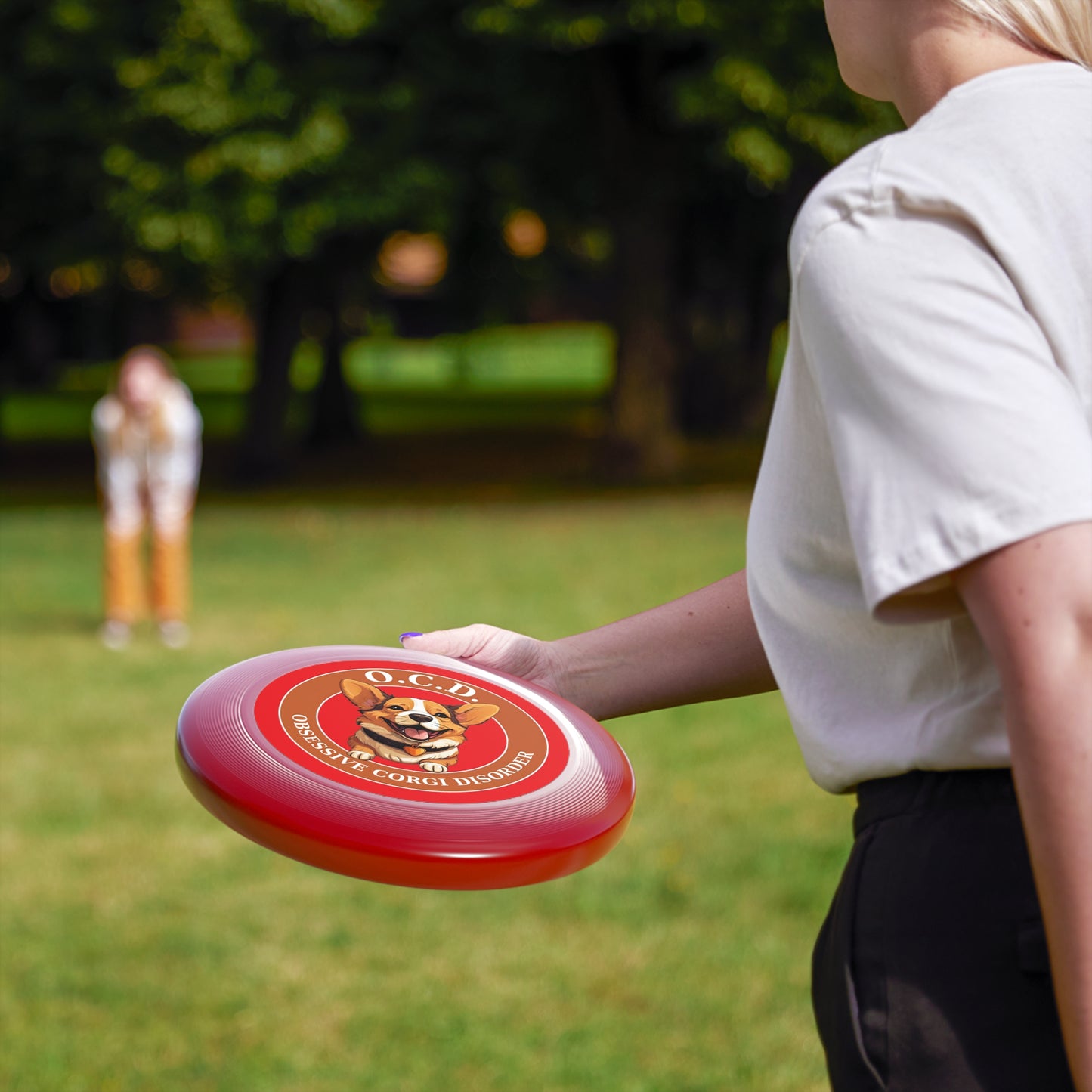 O.C.D. Obsessive Corgi Disorder - Wham-O Frisbee