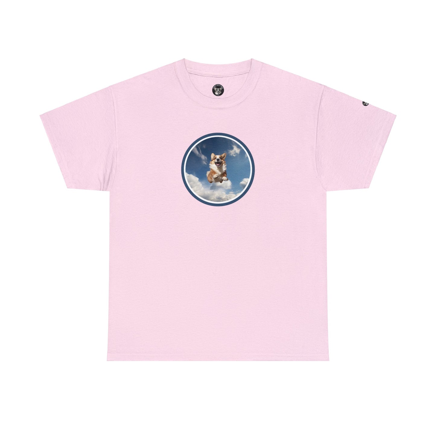 Flying Corgi - Unisex Heavy Cotton Tee