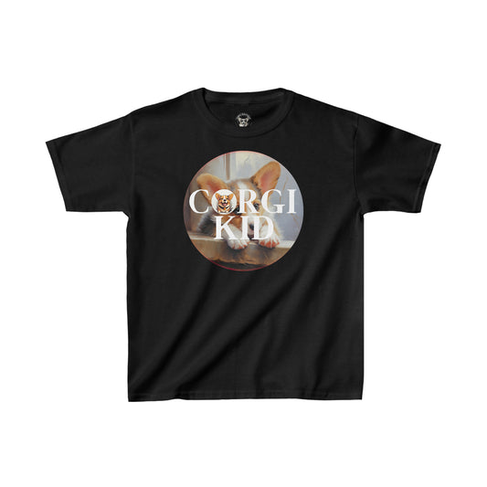 Corgi Kid - Kids Heavy Cotton Tee