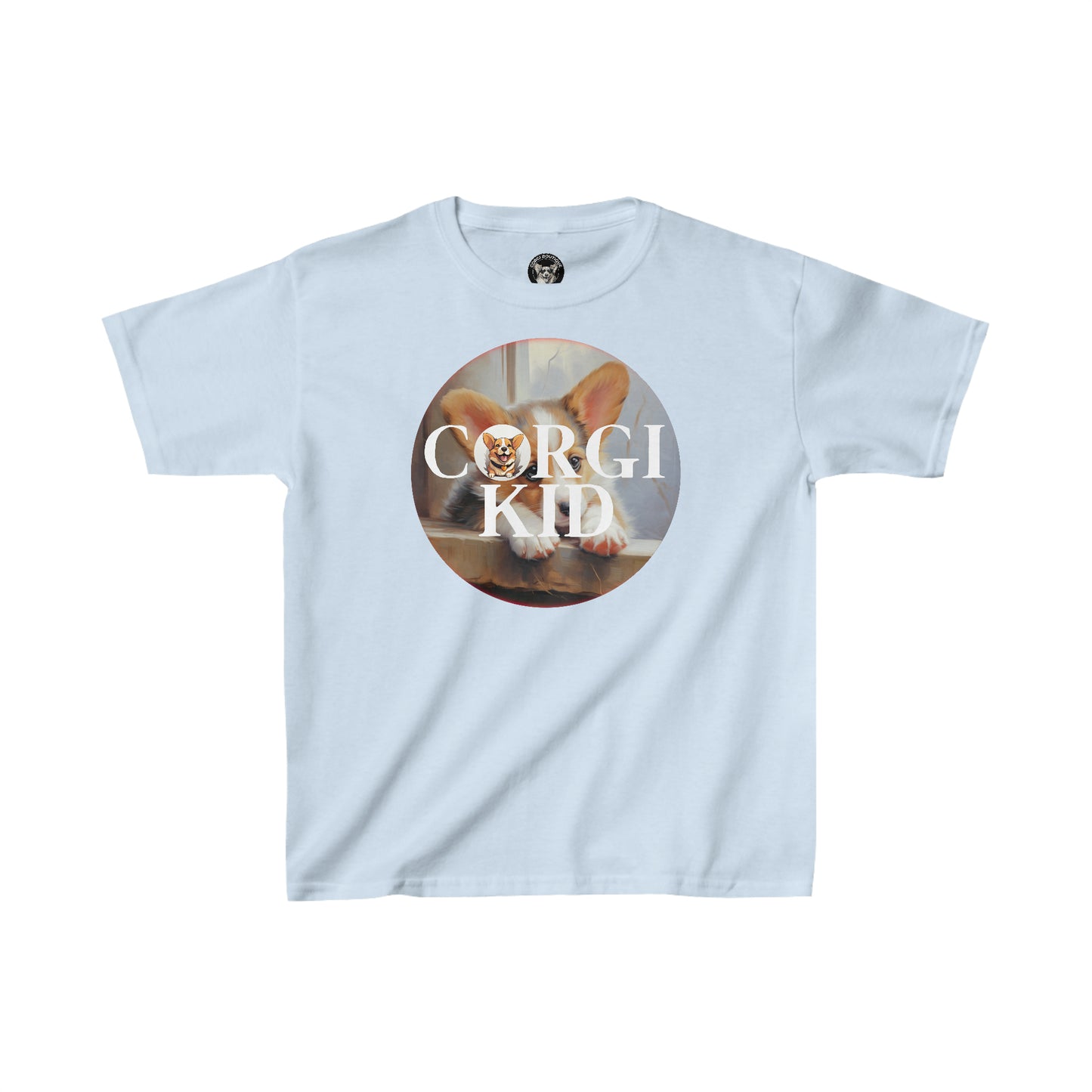 Corgi Kid - Kids Heavy Cotton Tee
