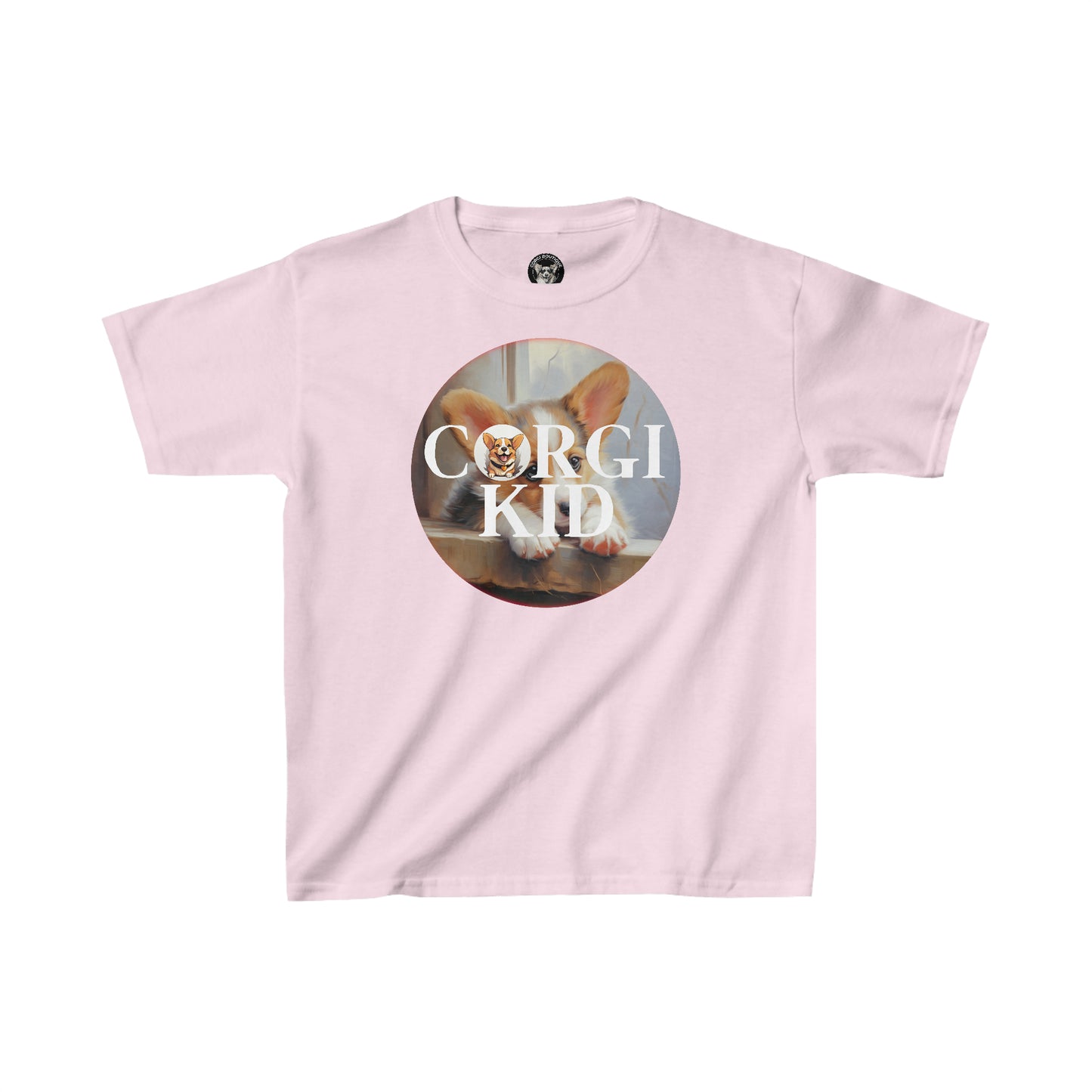 Corgi Kid - Kids Heavy Cotton Tee