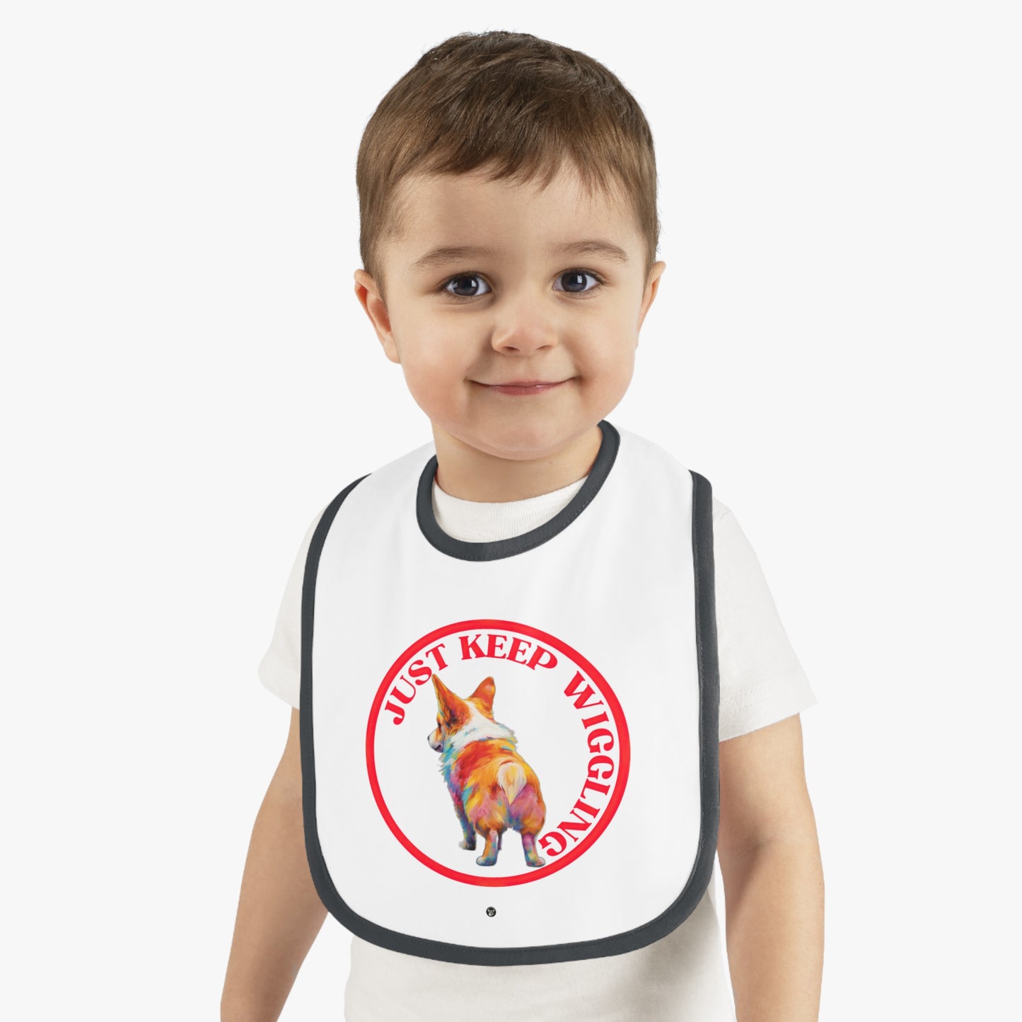 Just Keep Wiggling - Baby Bib