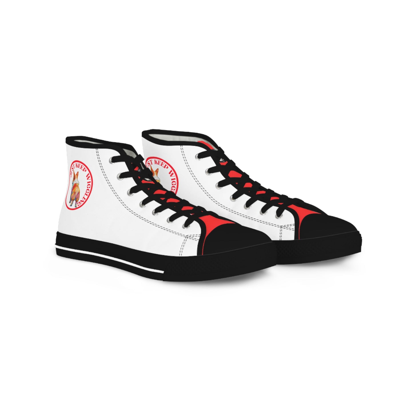 Just Keep Wiggling - Men's High Top Sneakers