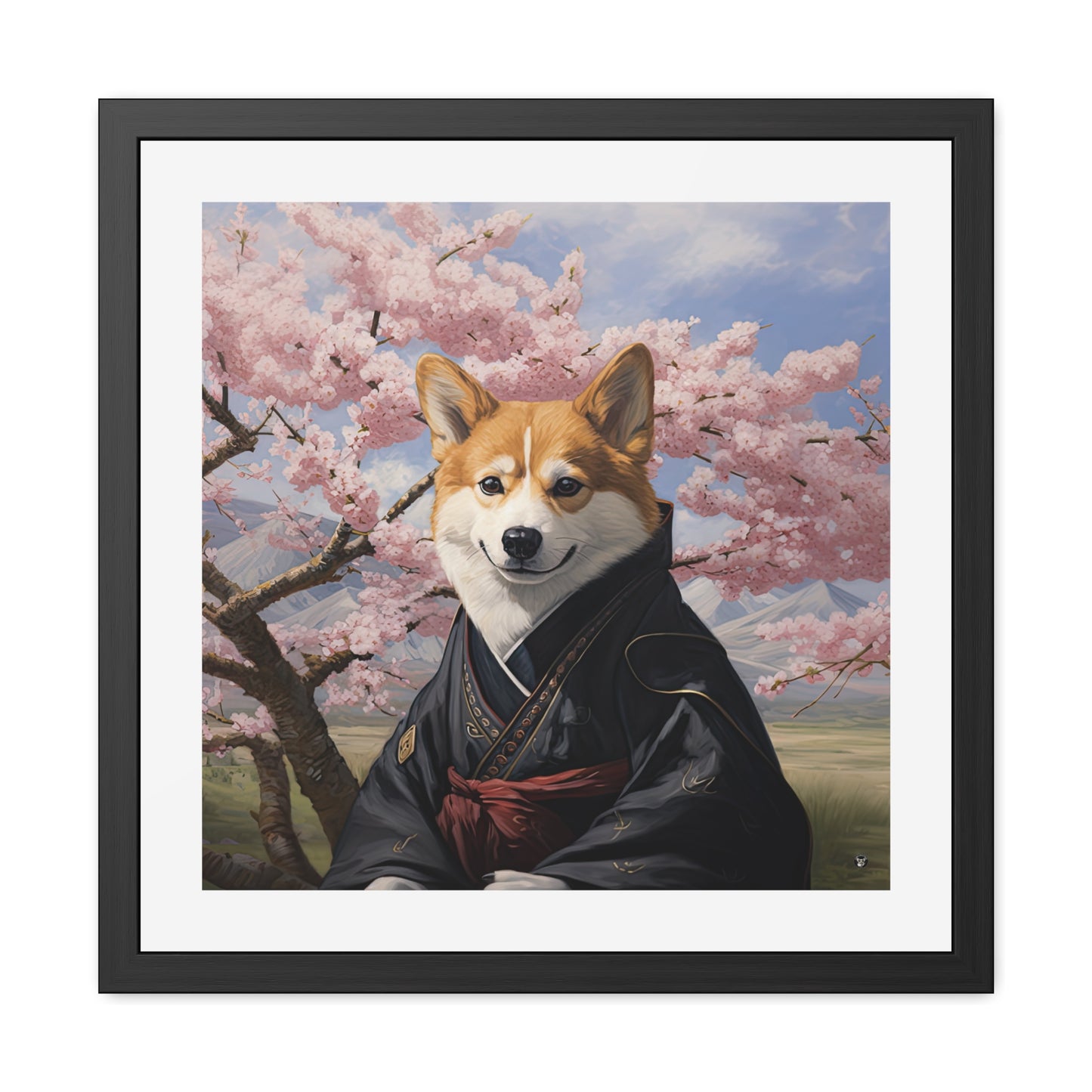Zendog - Framed Print