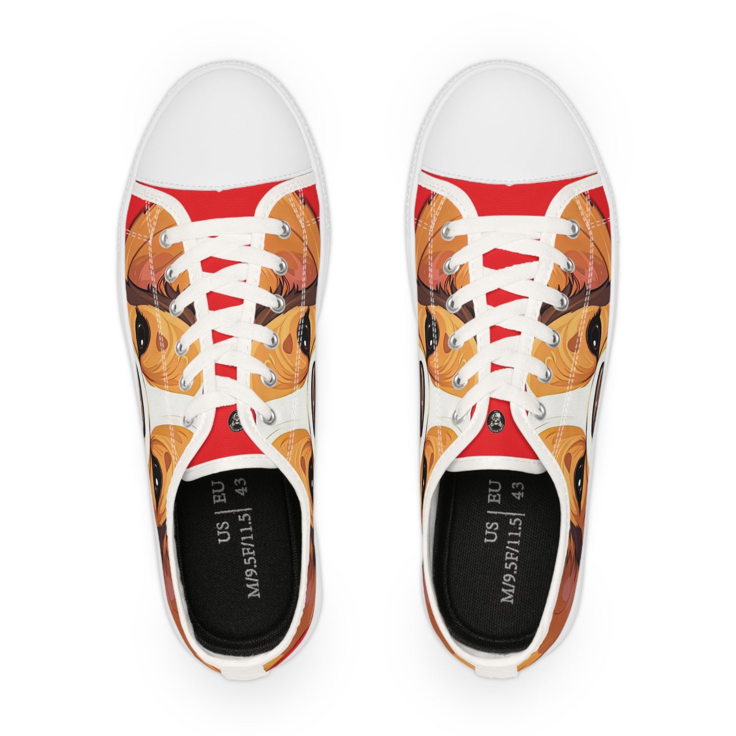 Puppy Love - Men's Low Top Sneakers