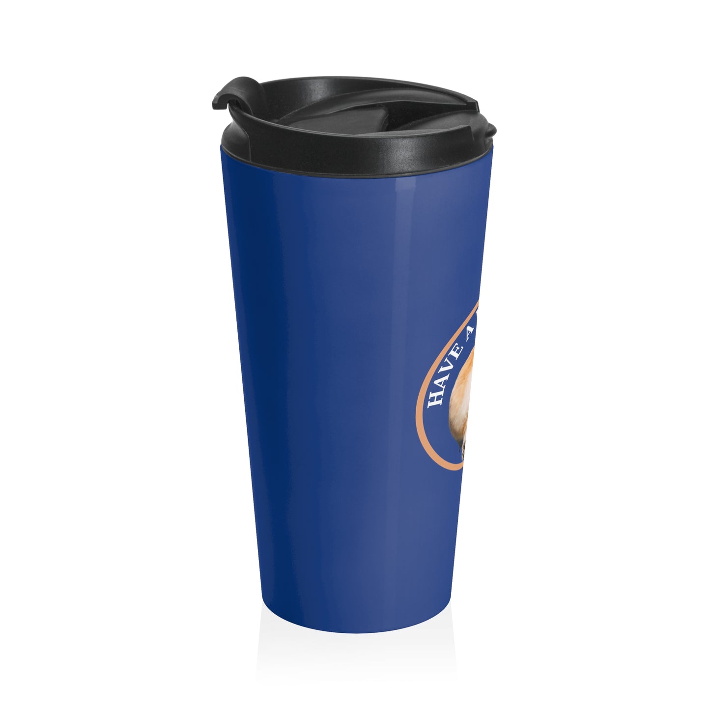 Have a Wiggly Day in Blue - Travel Mug