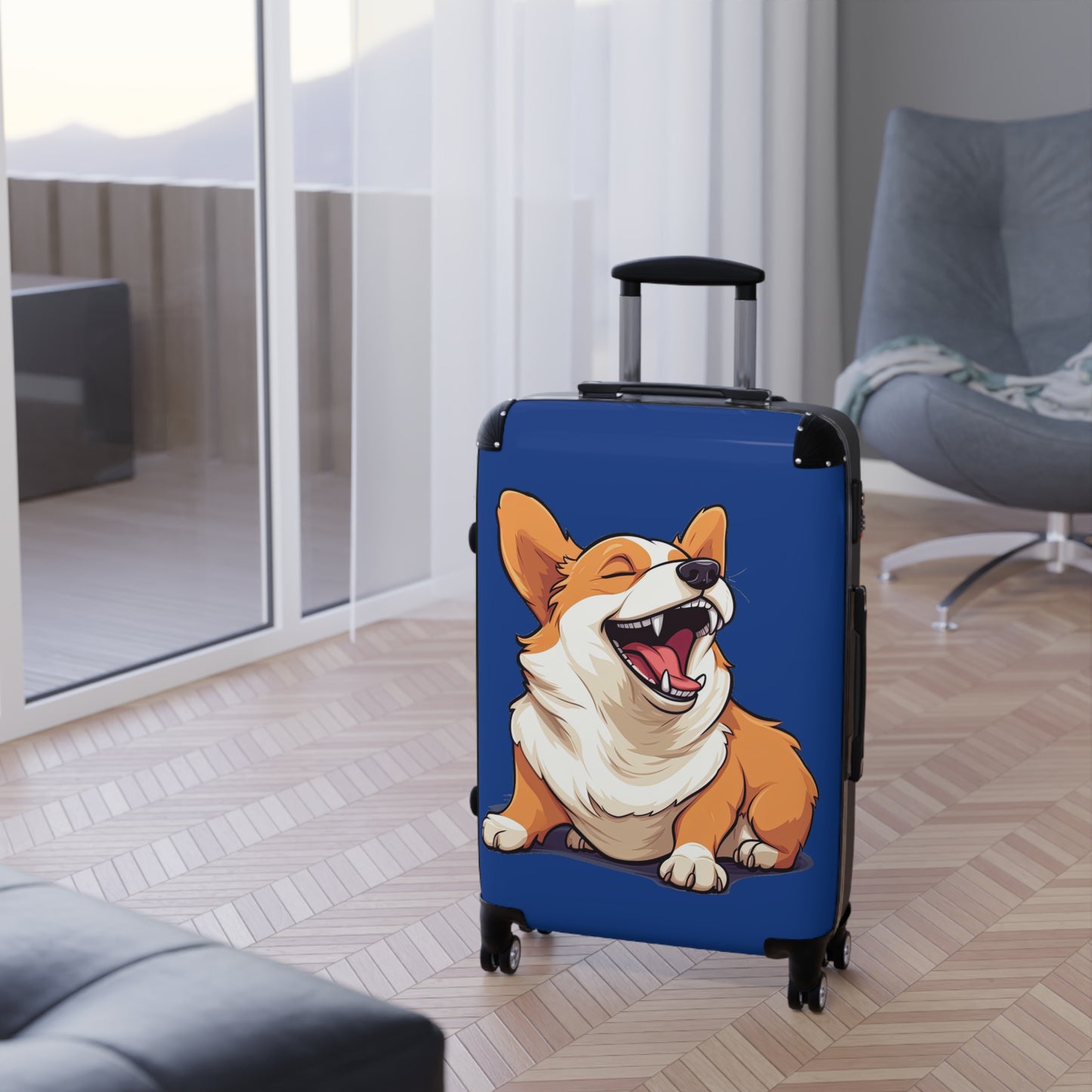 Comical Corgi - Suitcase