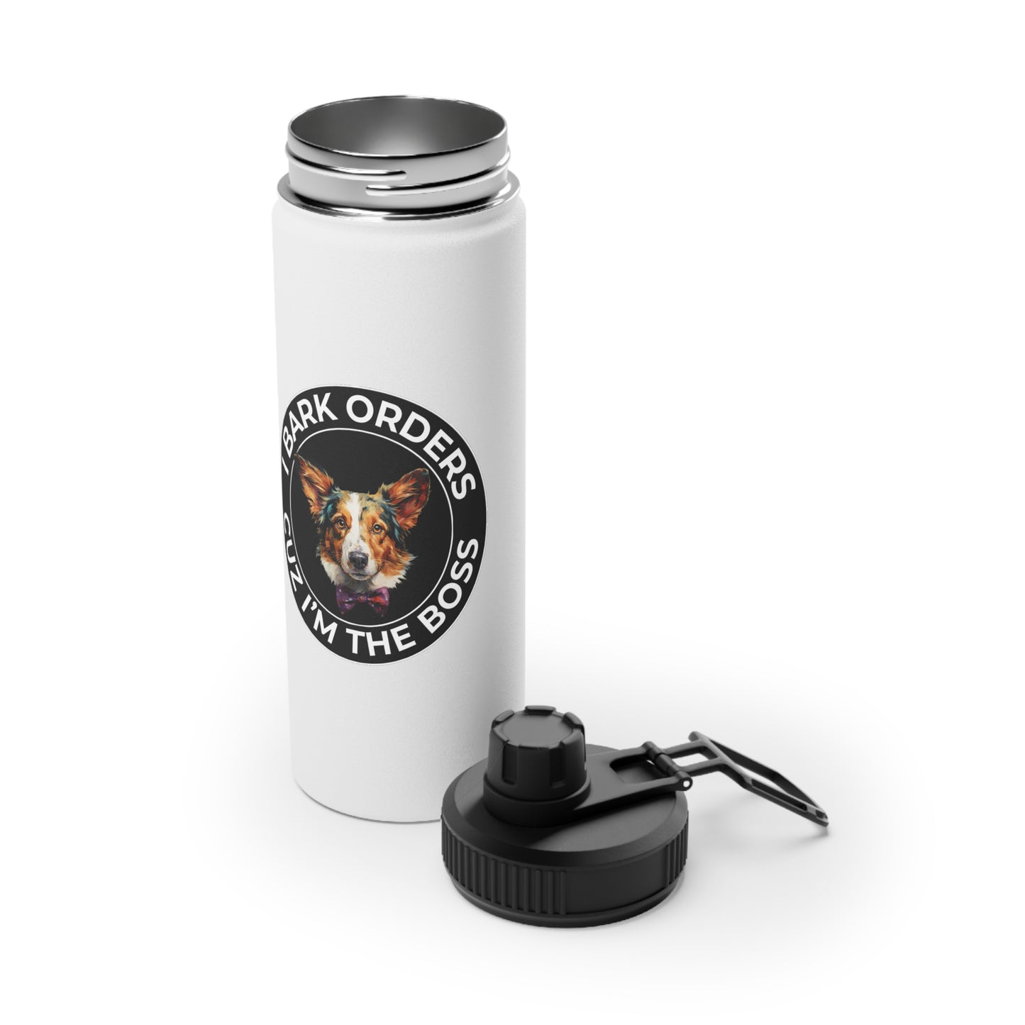 The Boss - Water Bottle with Sport Lid