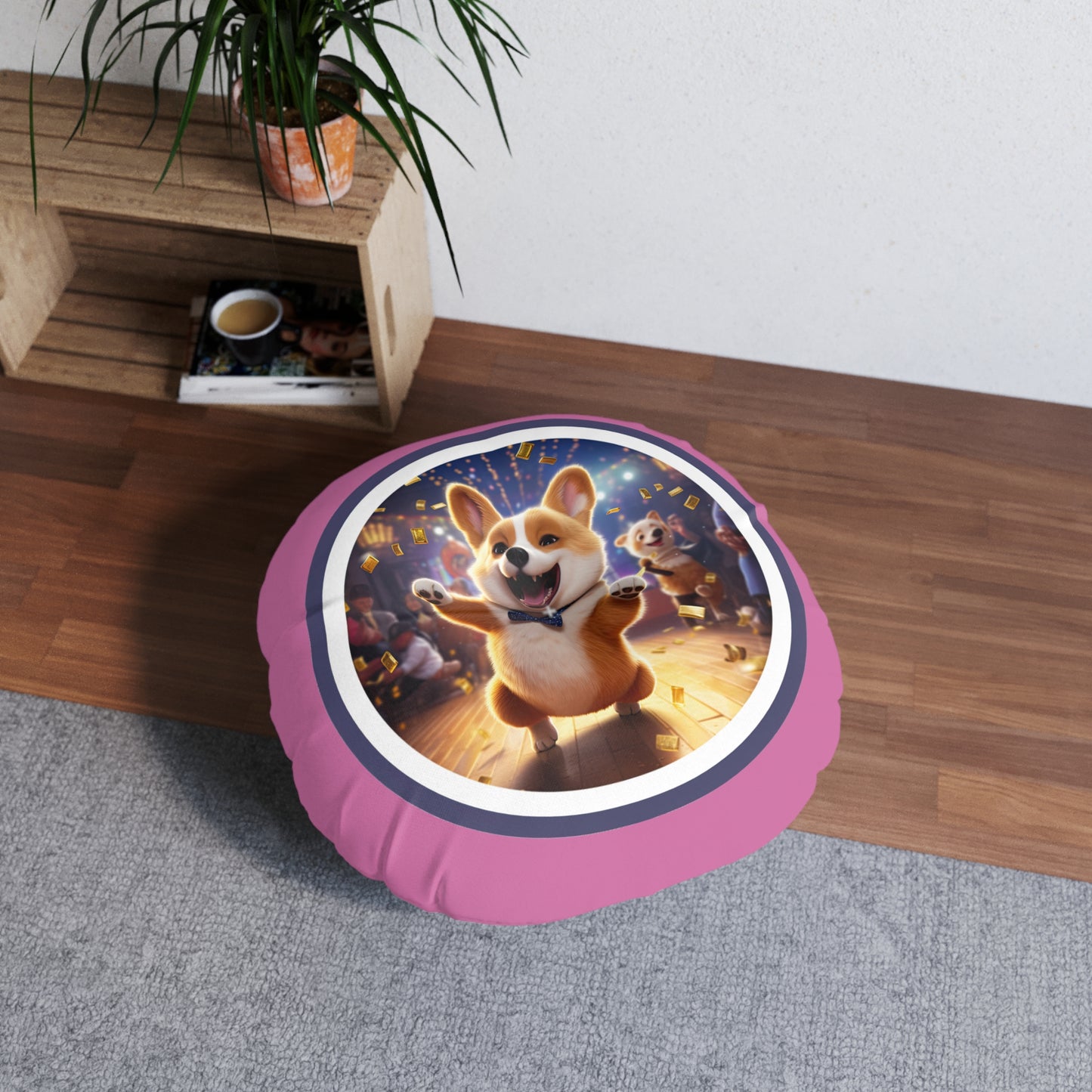 Boogaloo Corgi - Floor Pillow