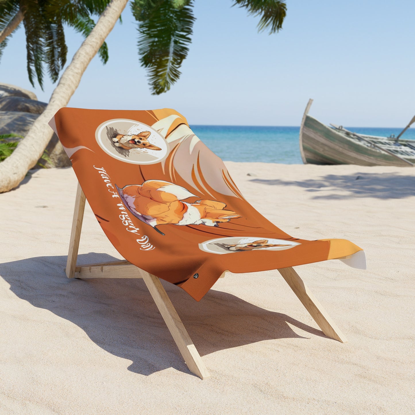Serviette de plage "Have a Wiggly Day"