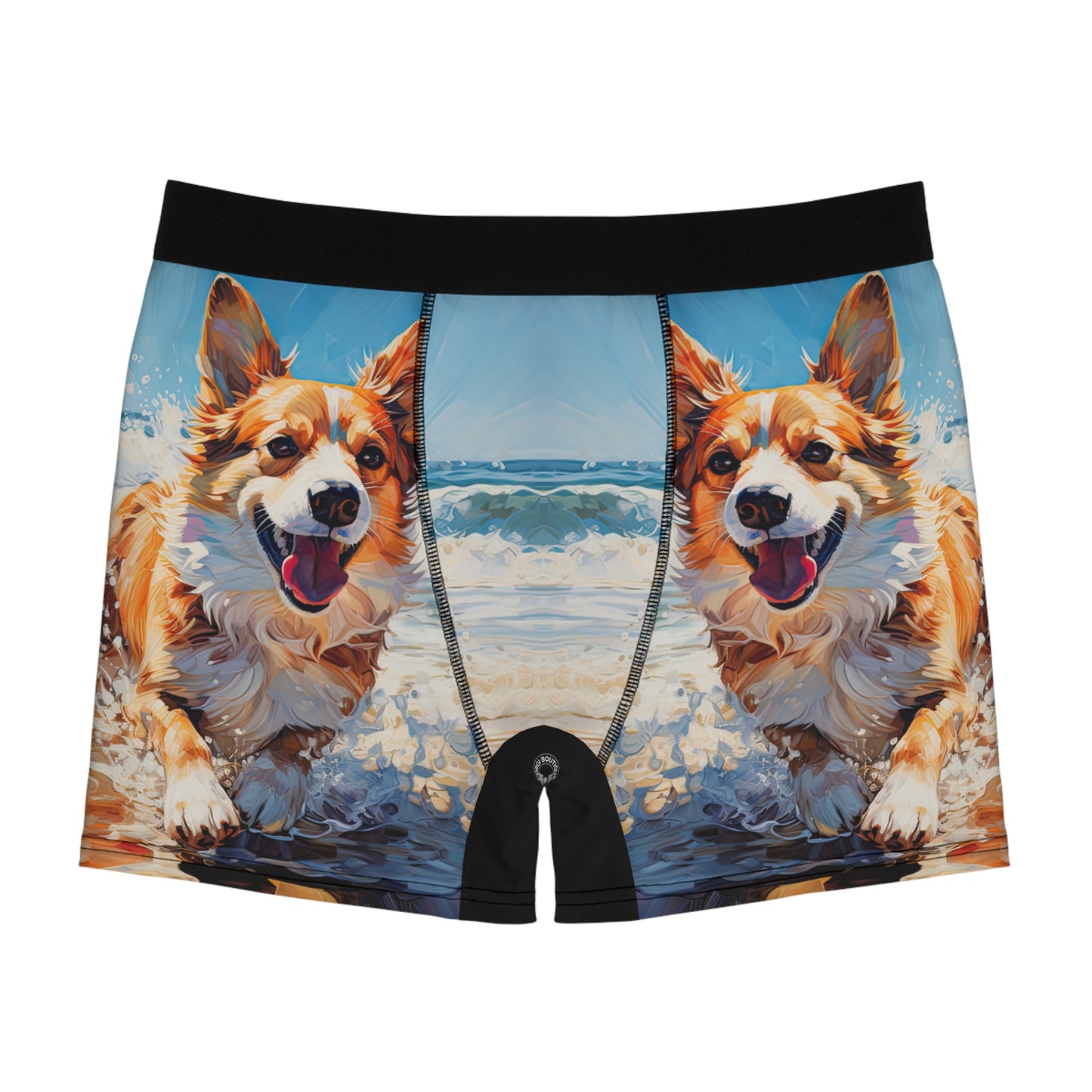 Coastal Corgi Boxer Briefs