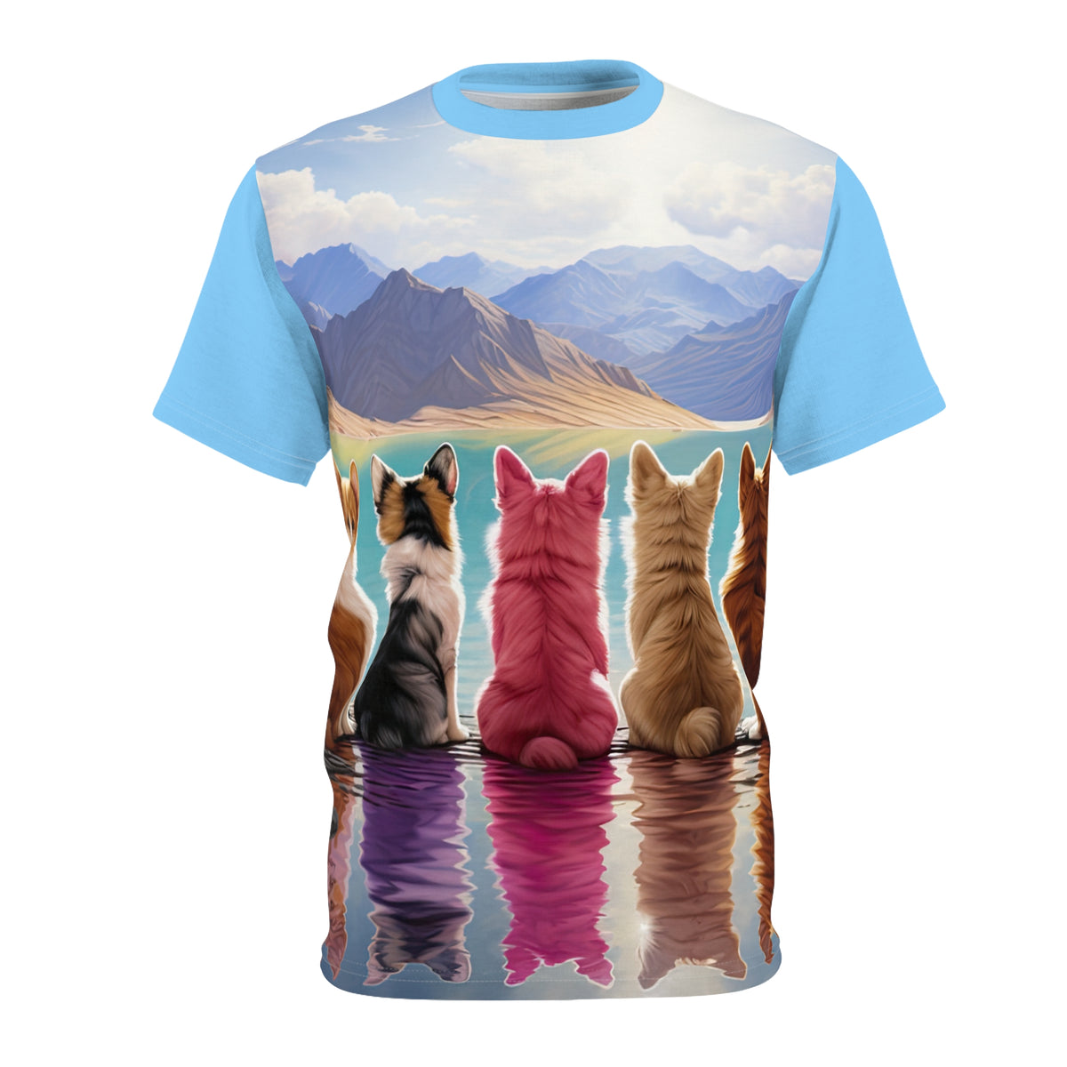 Corgi Lake Unisex Bold Tee