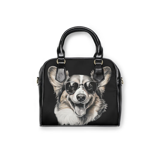 Corgi Cool - Handbag w/Removable Shoulder Strap