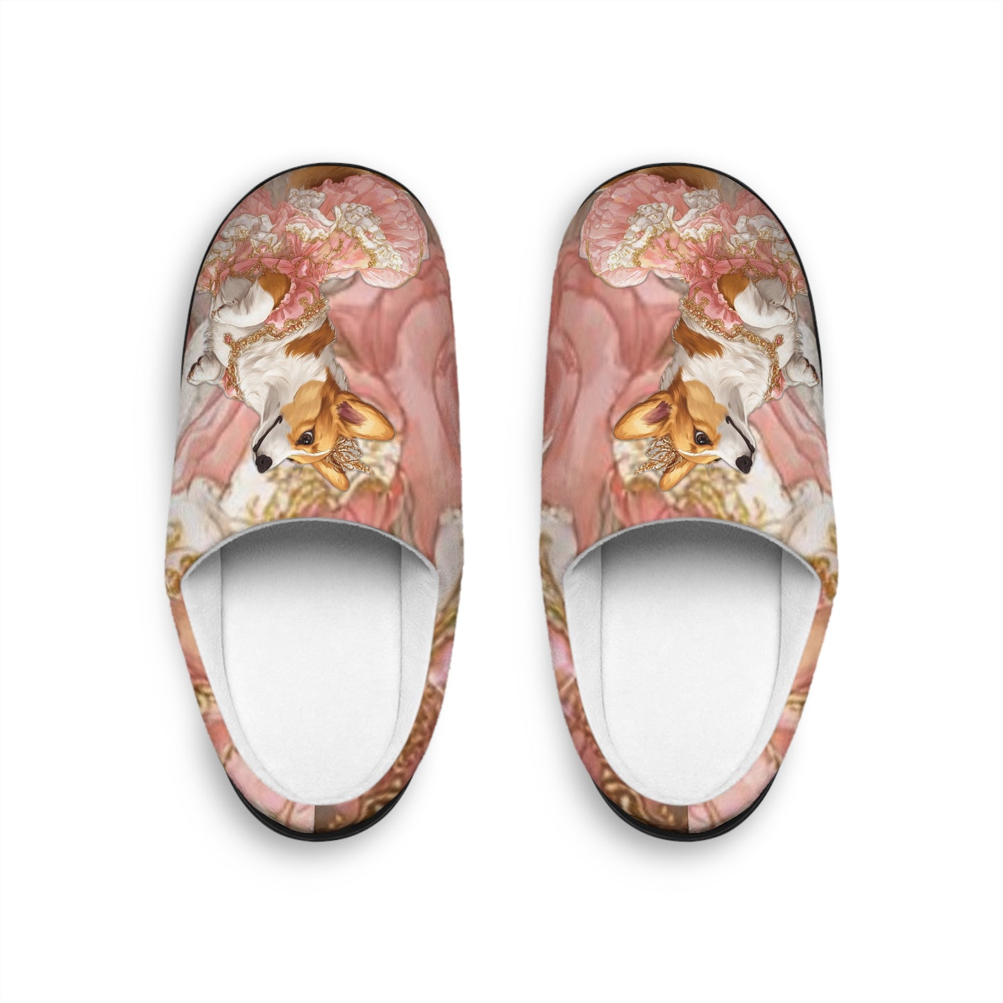 Princess Corgi Men's Slippers