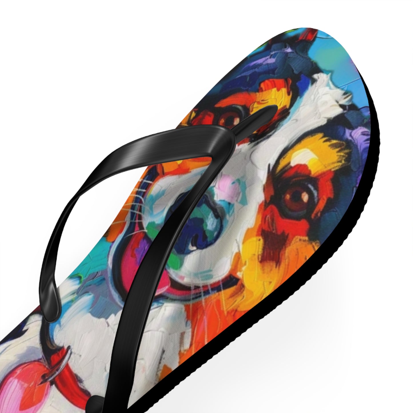 Color Me Corgi Flip-Flops