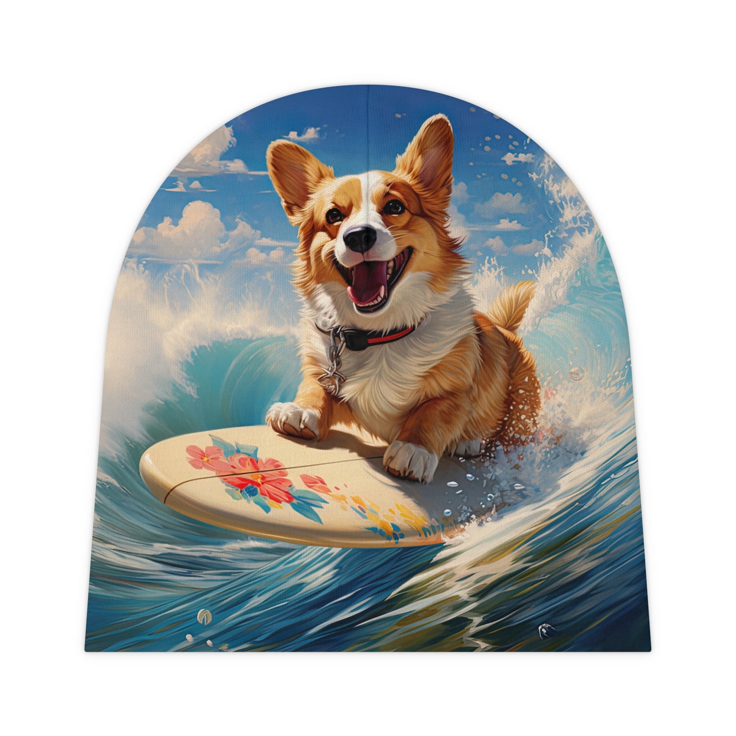 Cowabunga Corgi - Baby Beanie