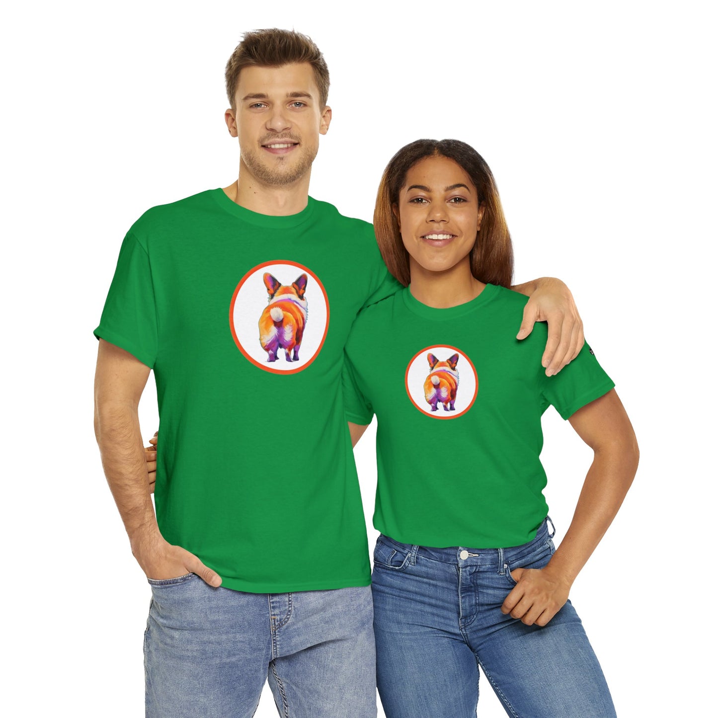 Corgi Butt - Unisex Heavy Cotton Tee
