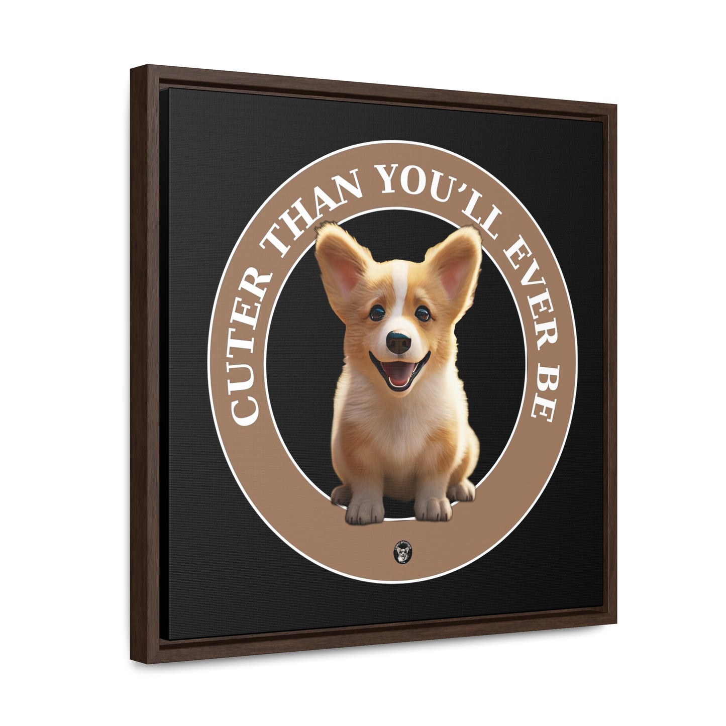 Cuter Than You - Framed on Canvas