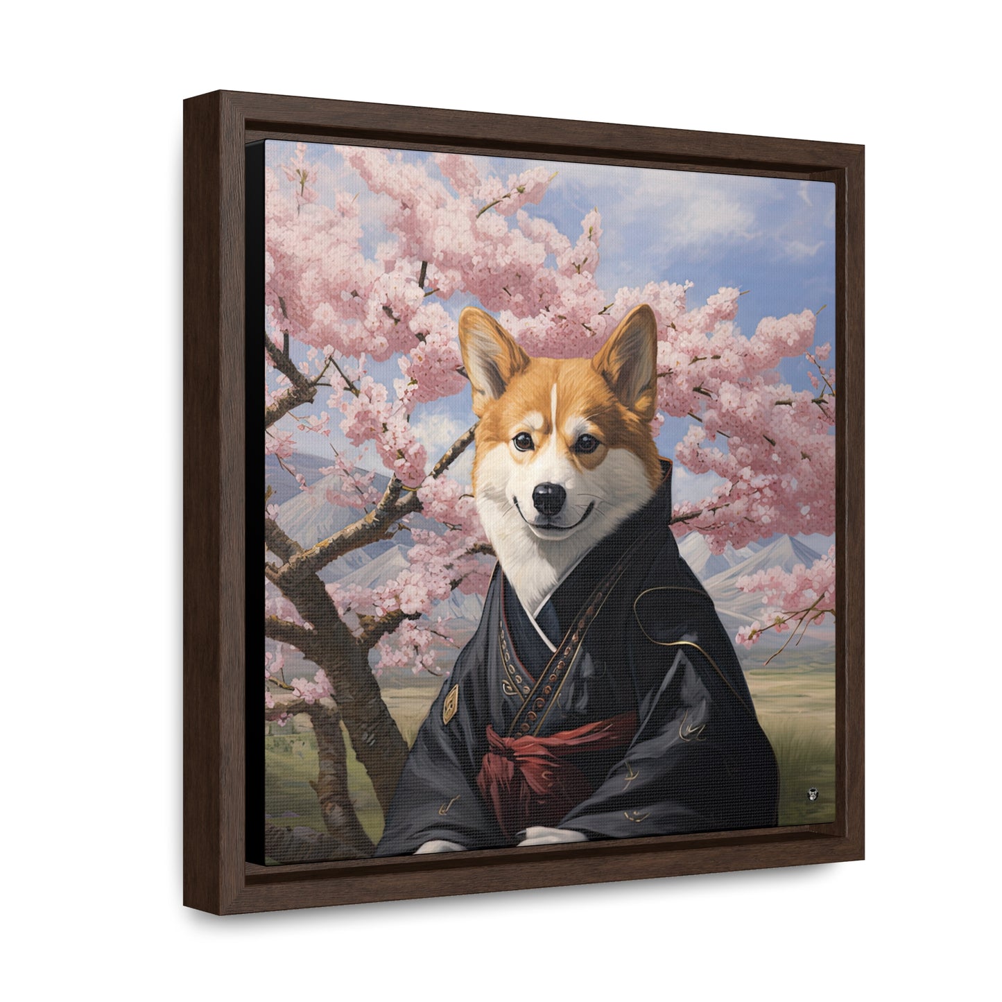 Zendog - Framed on Canvas