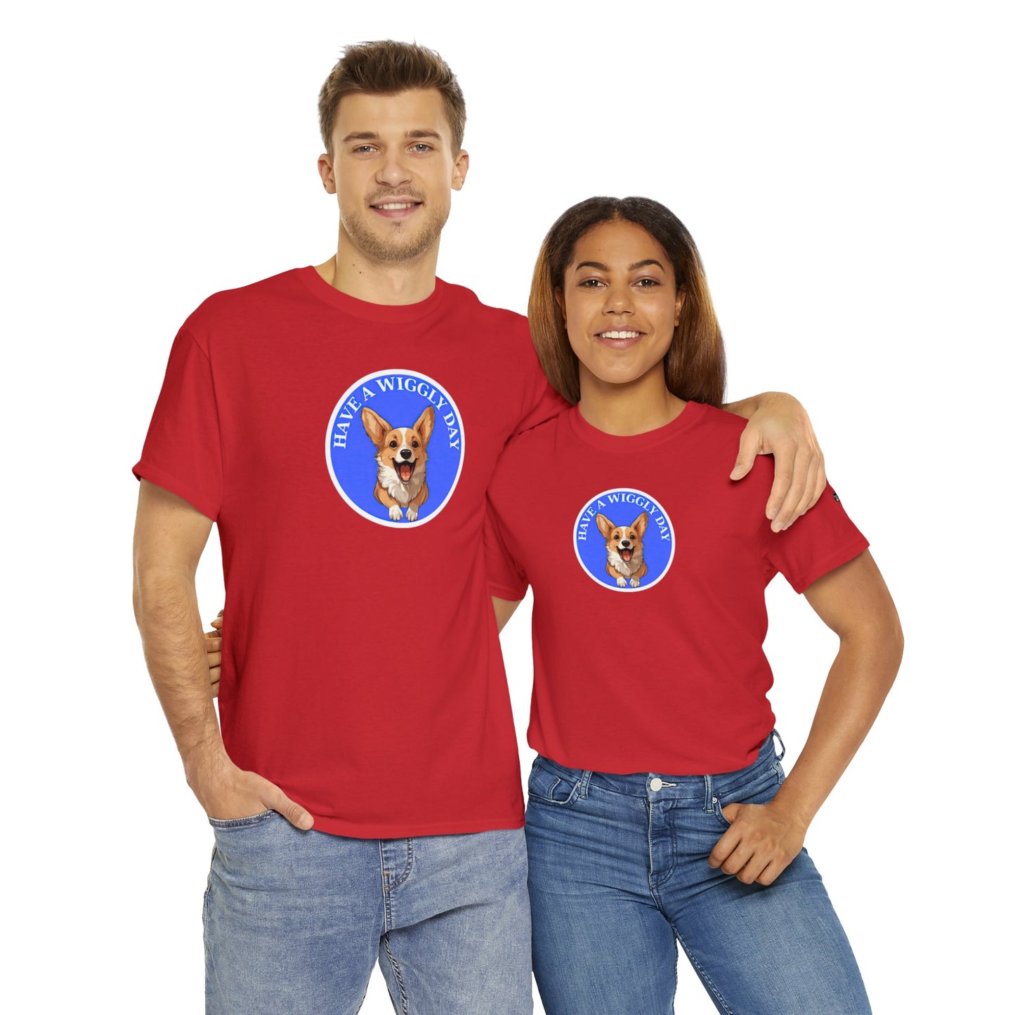 Have a Wiggly Day - Unisex Heavy Cotton Tee