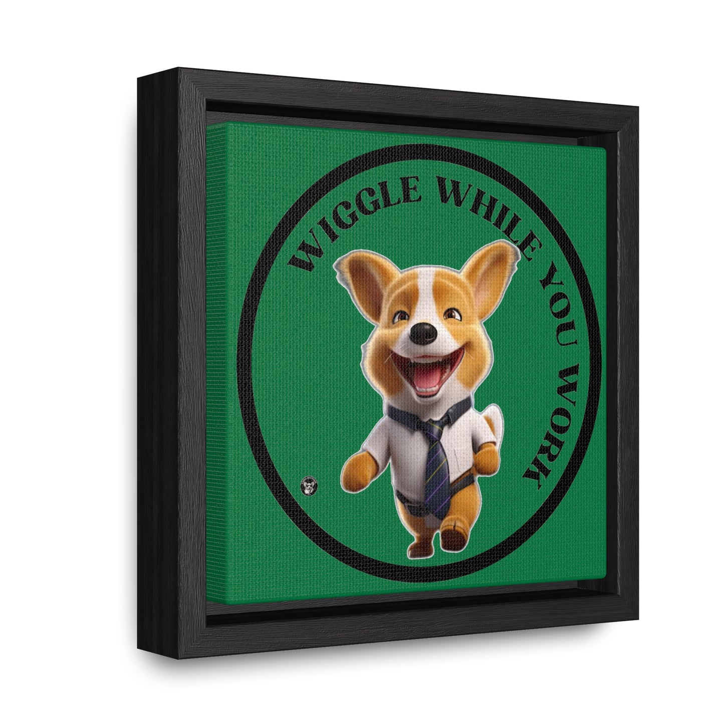 Wiggle While You Work - Framed on Canvas