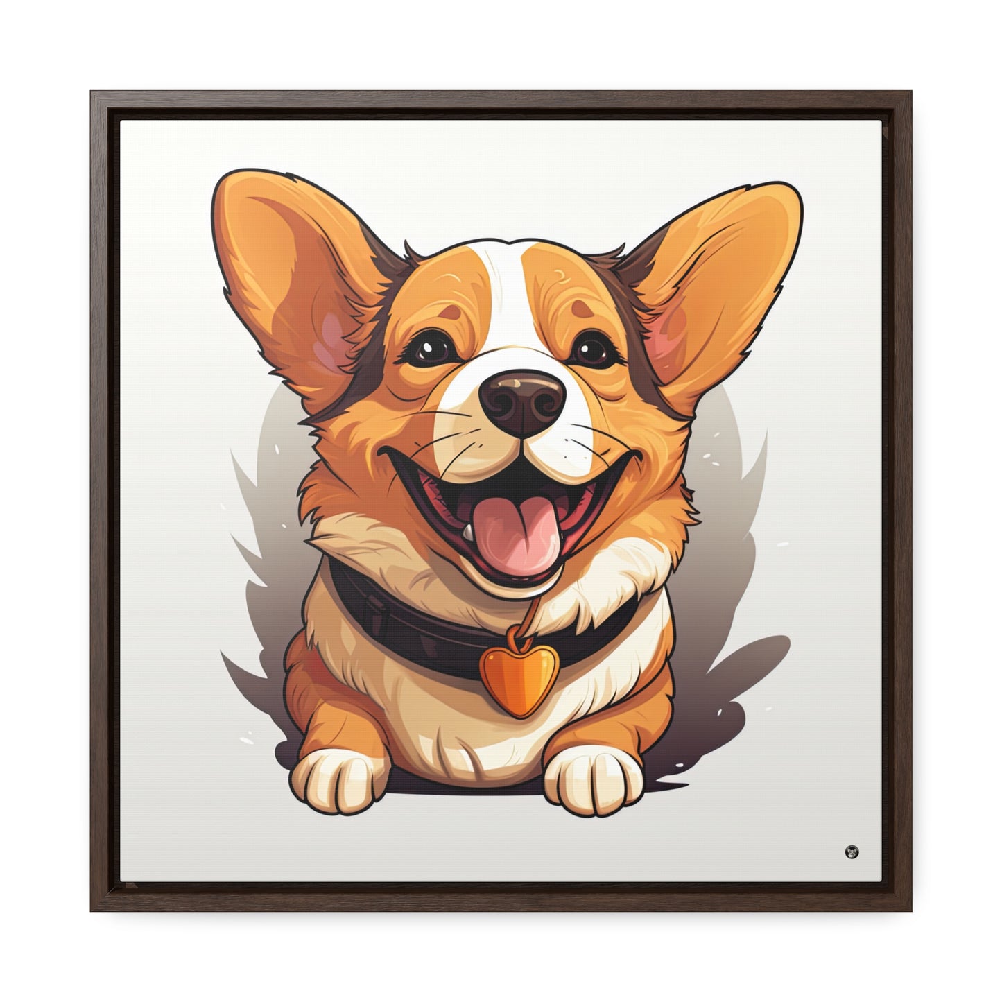 Puppy Love - Framed on Canvas