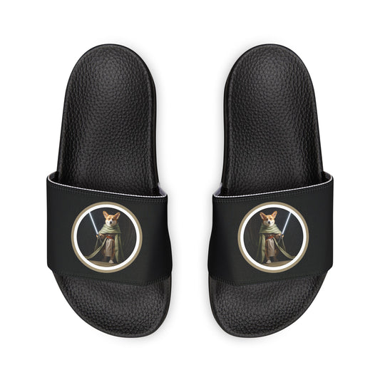 Jedi Corgi - Women's Slide Sandals